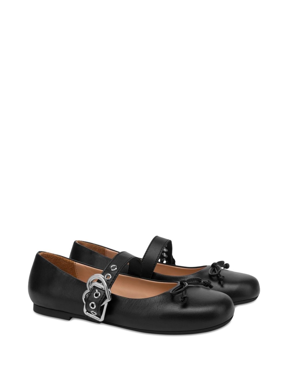 leather ballerina shoes - 2
