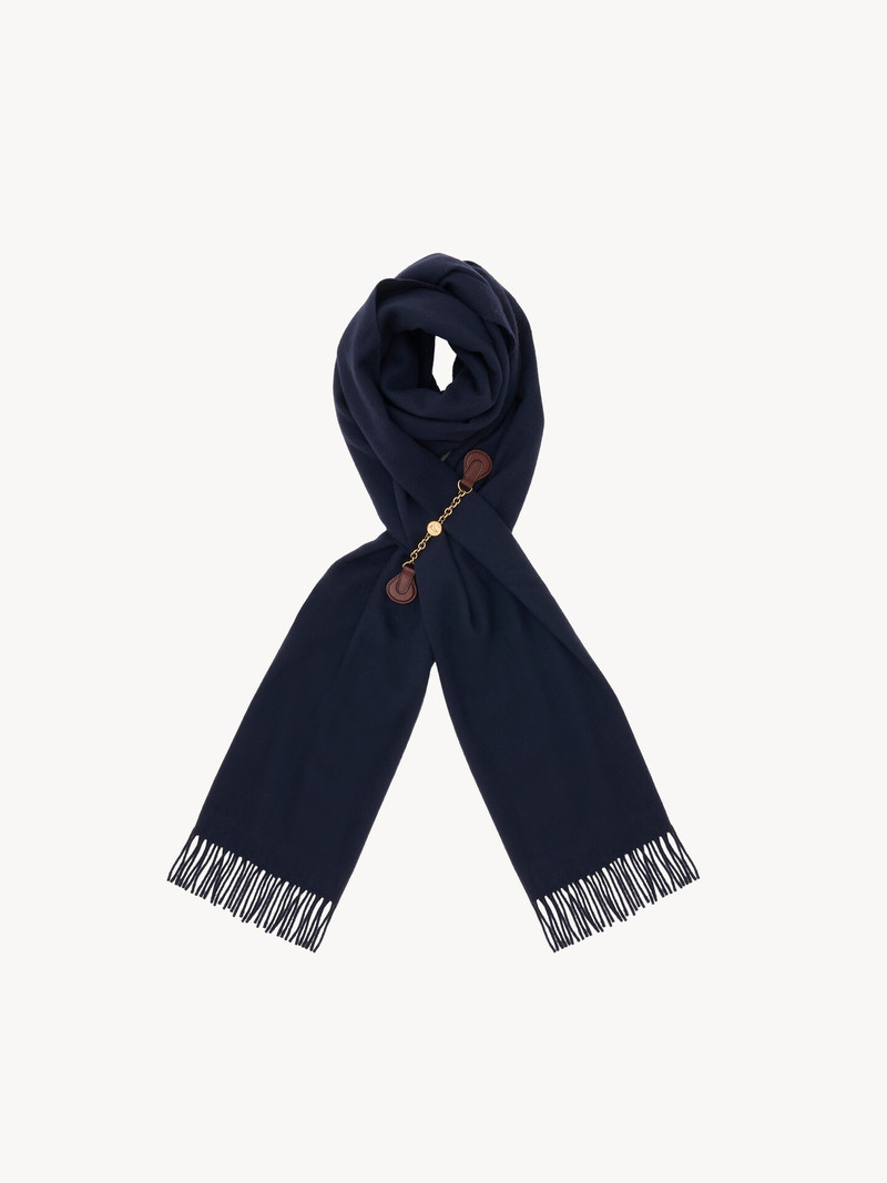 Chloé THE CHLOÉ HORSE MEDAL SCARF IN WOOL outlook