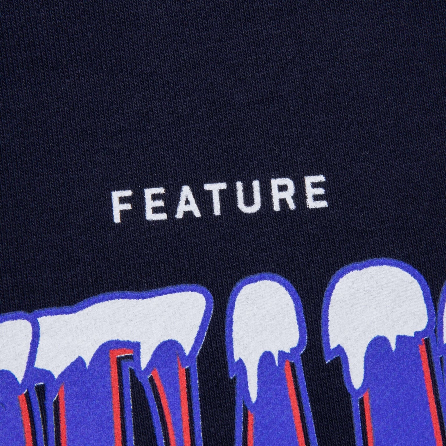 FEATURE X ICECREAM SUPER BOWL HOODIE - NAVY - 6