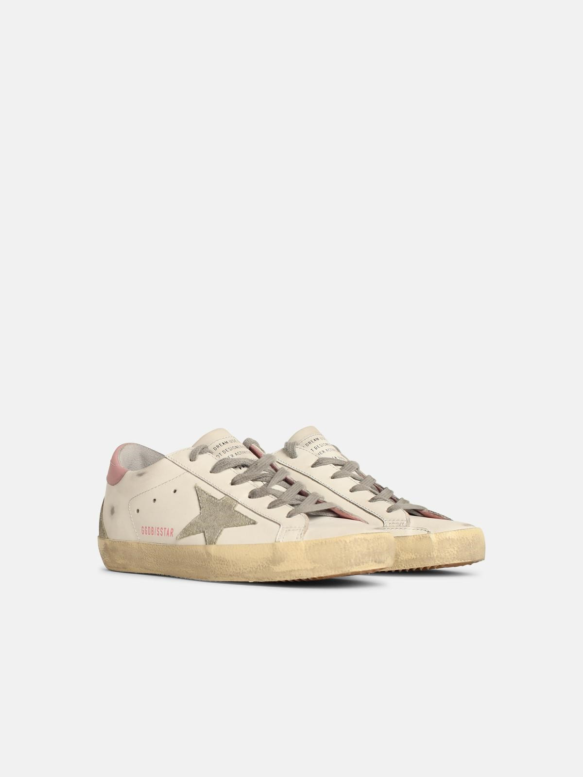 WHITE LEATHER SUPERSTAR SNEAKERS - 2