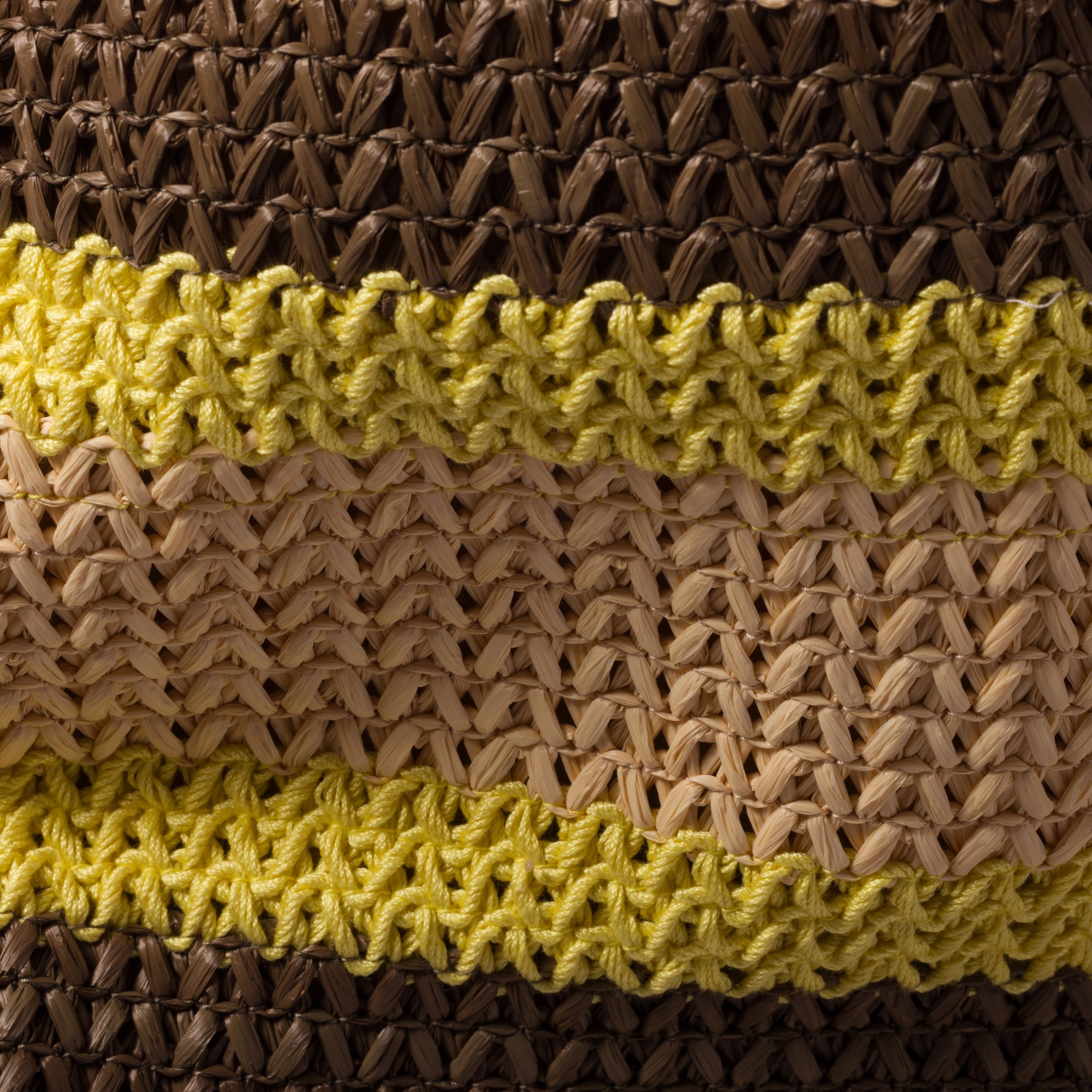 Raffia-effect woven tote bag - 7