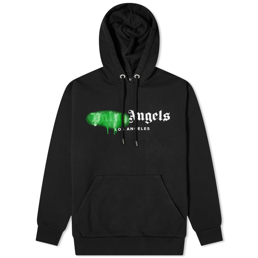 Palm Angels Milano Sprayed Logo Hoody - 1