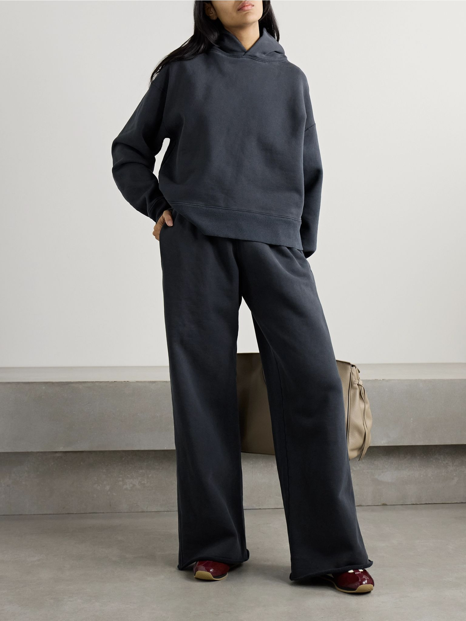 Cotton-jersey track pants Black - 2