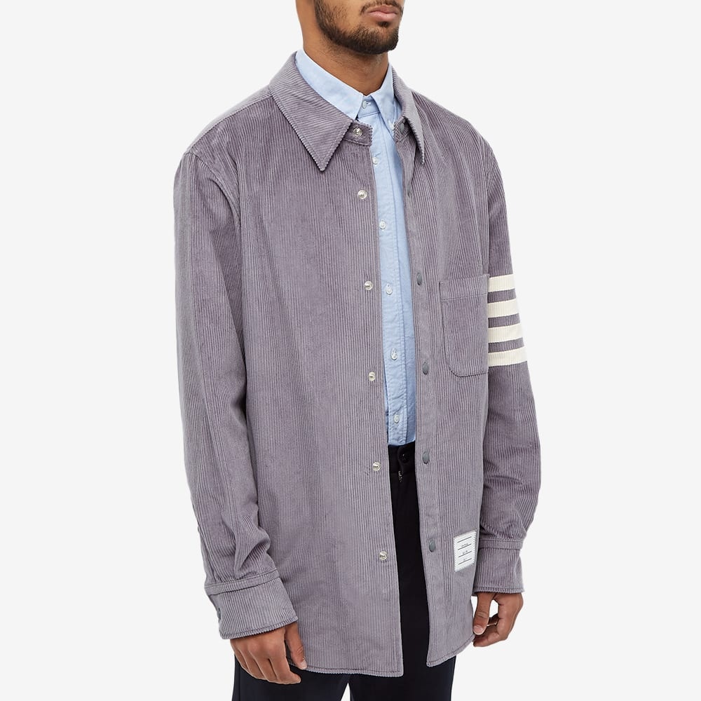 Thom Browne 4 Bar Cord Overshirt - 4