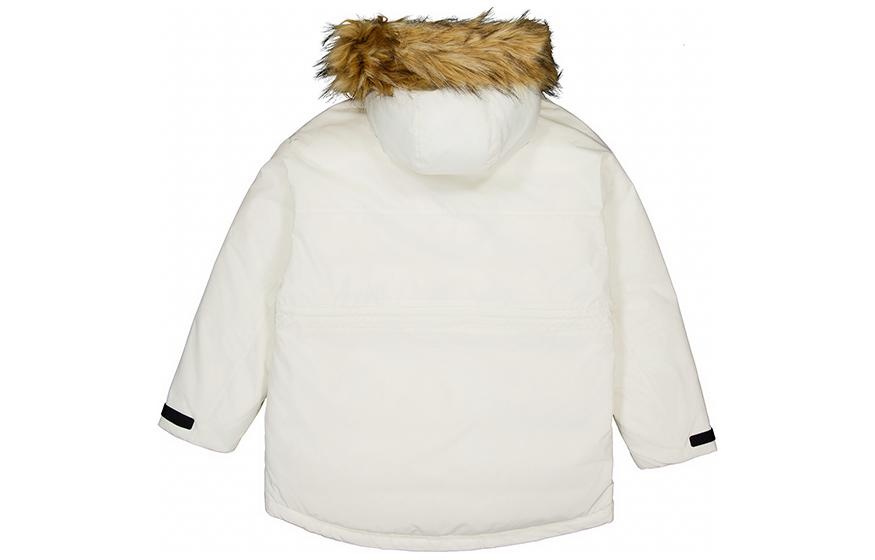 (WMNS) New Balance Warm Mid-Down Jacket 'White' AWJ33325-CIC - 2