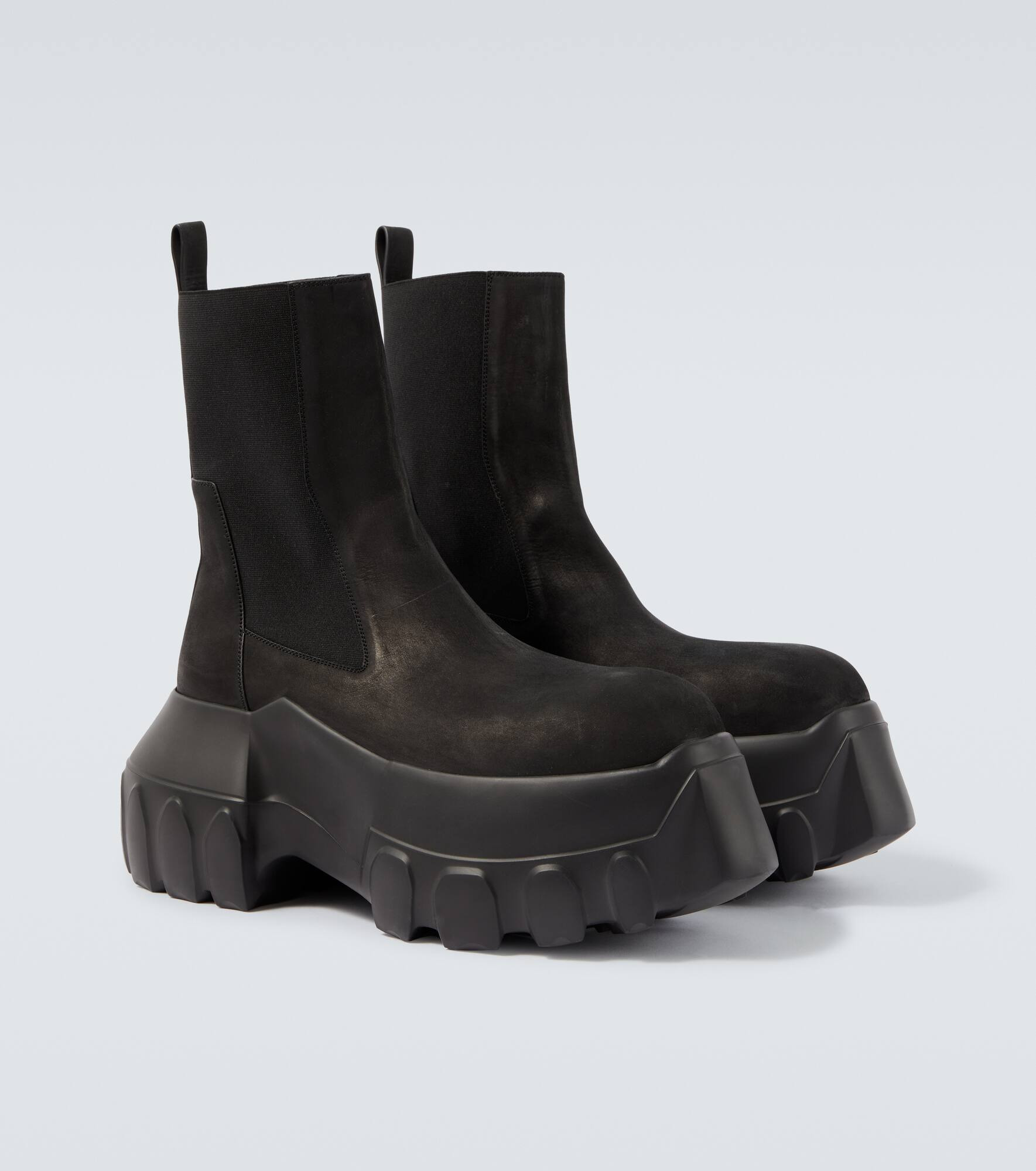 Beatle Mega Tractors leather Chelsea boots - 5