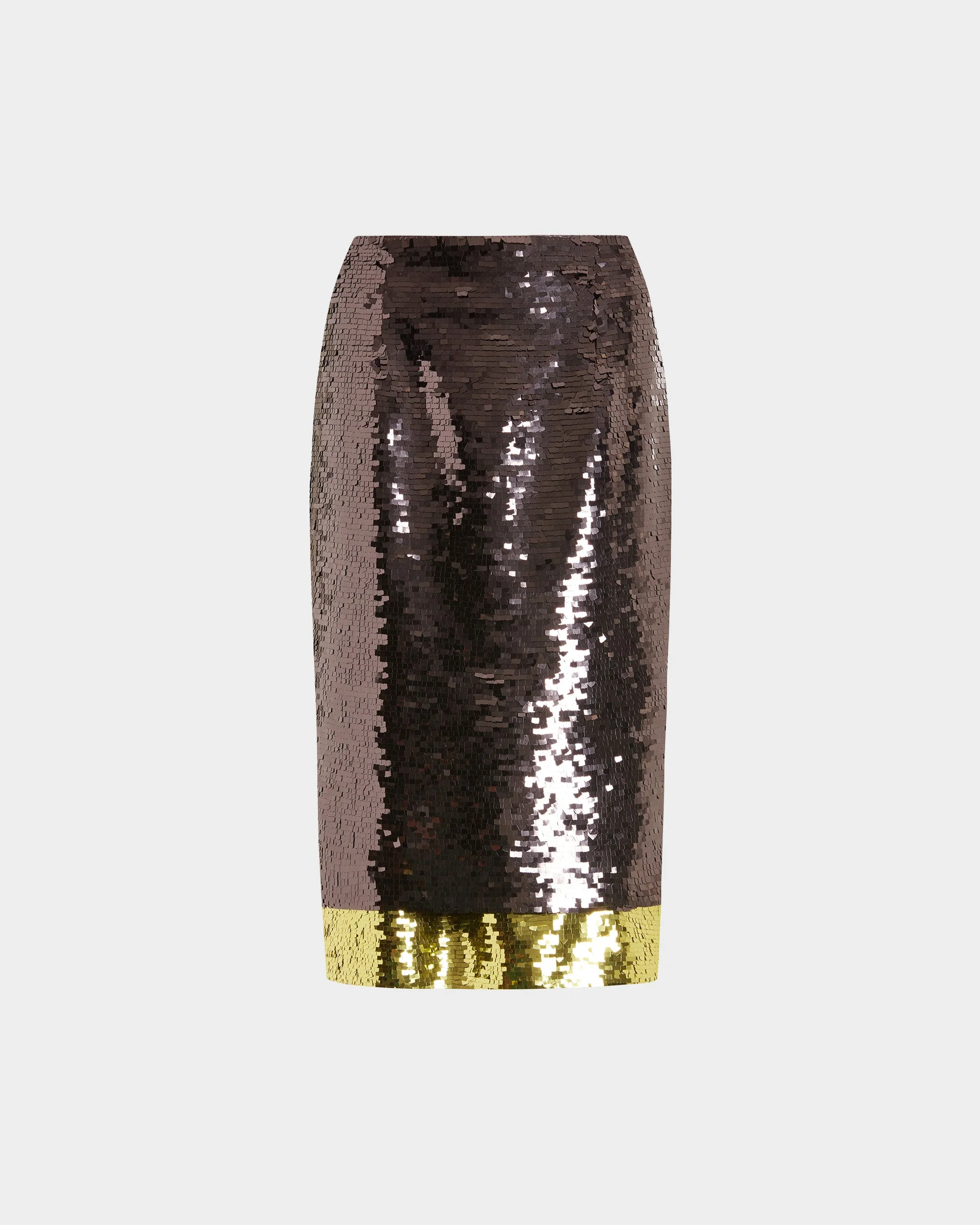 NYLA MIDI SKIRT IN SQUARE SEQUIN - 1