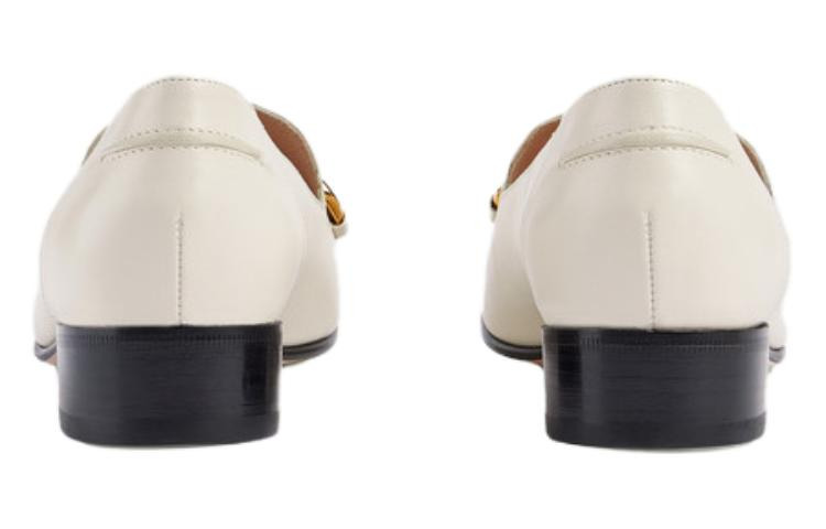 (WMNS) Gucci Loafer with Horsebit 'White' 700064-C9D00-9022 - 4