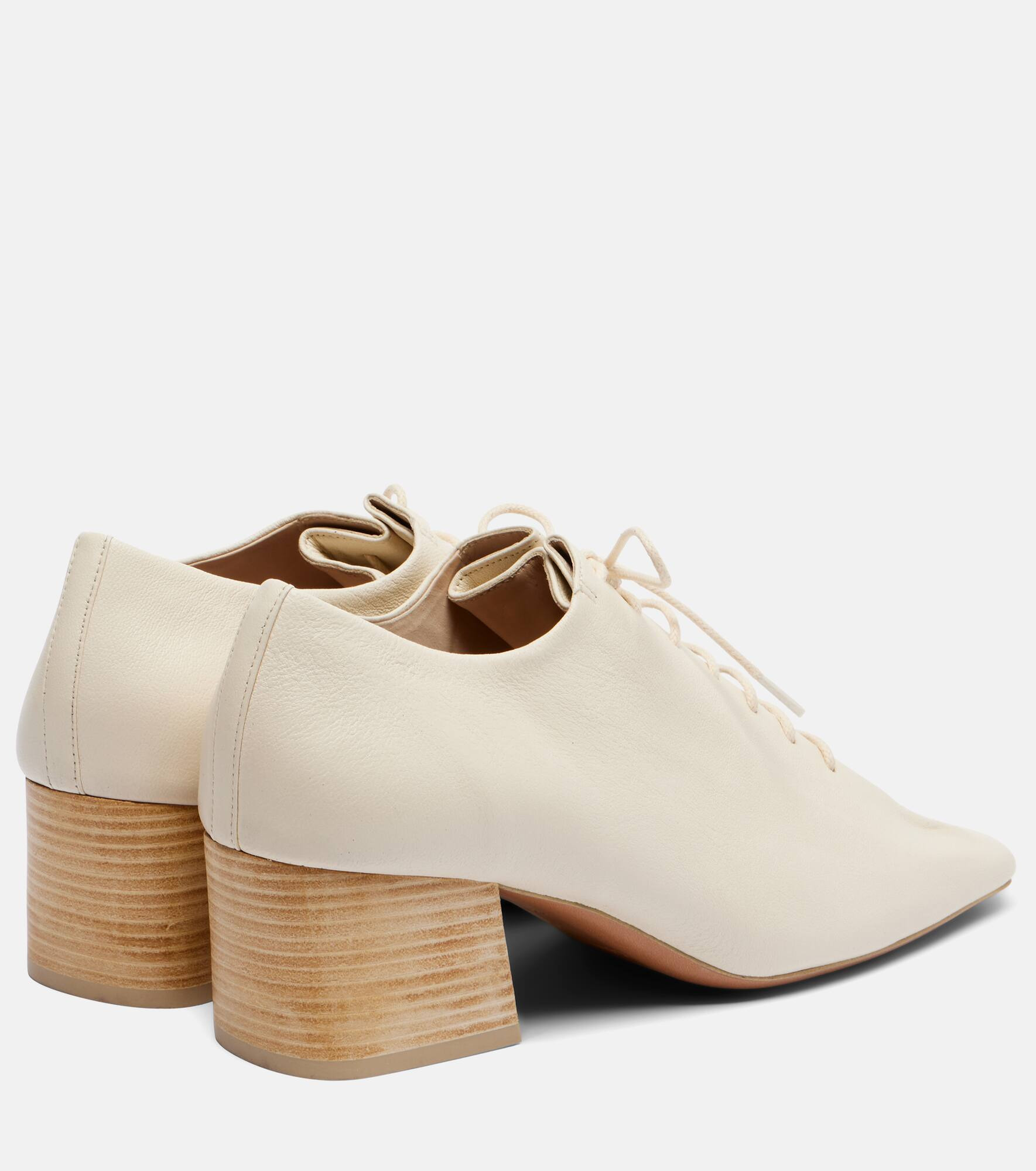 Souris 55 leather derby pumps - 2