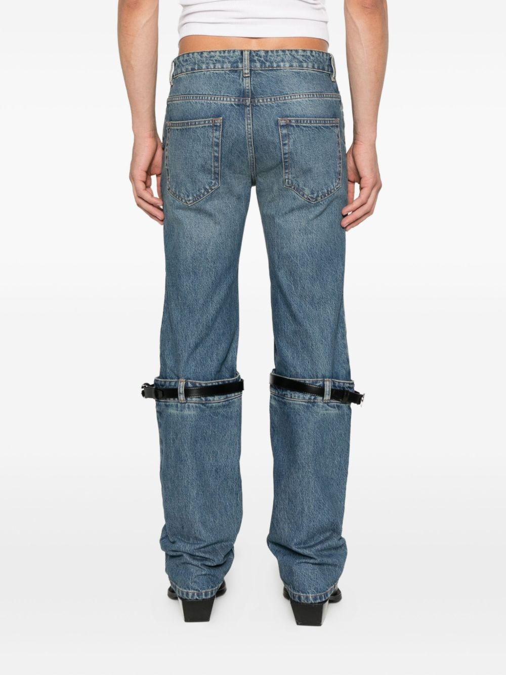 hybrid denim pants - 4