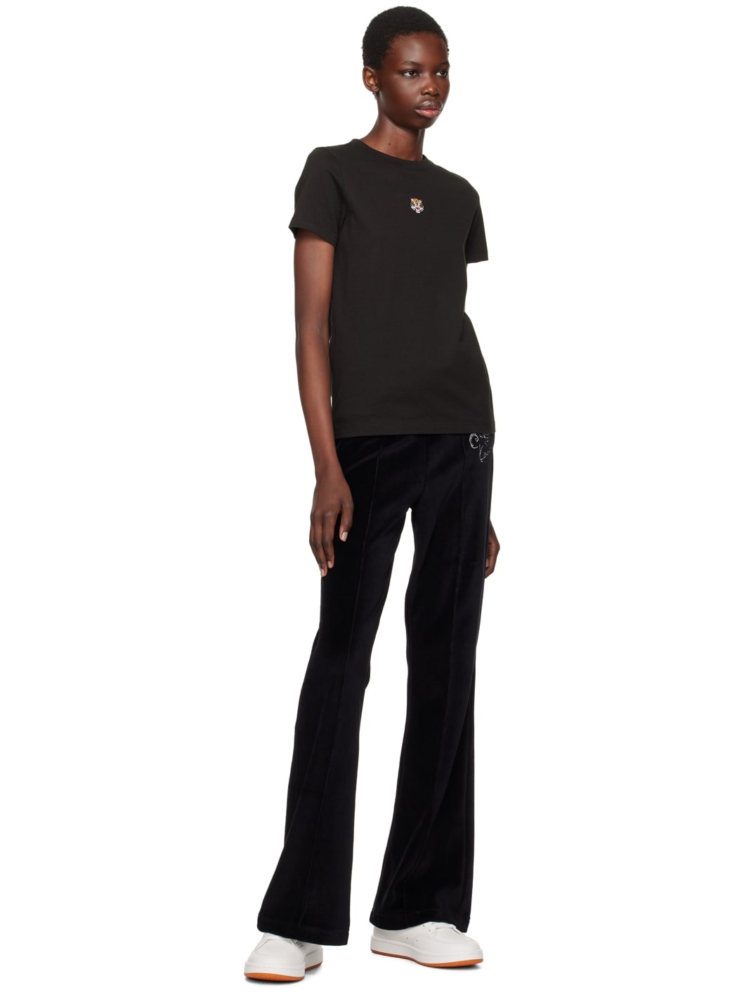 Black Kenzo Paris Star Tiger Track Pants - 4