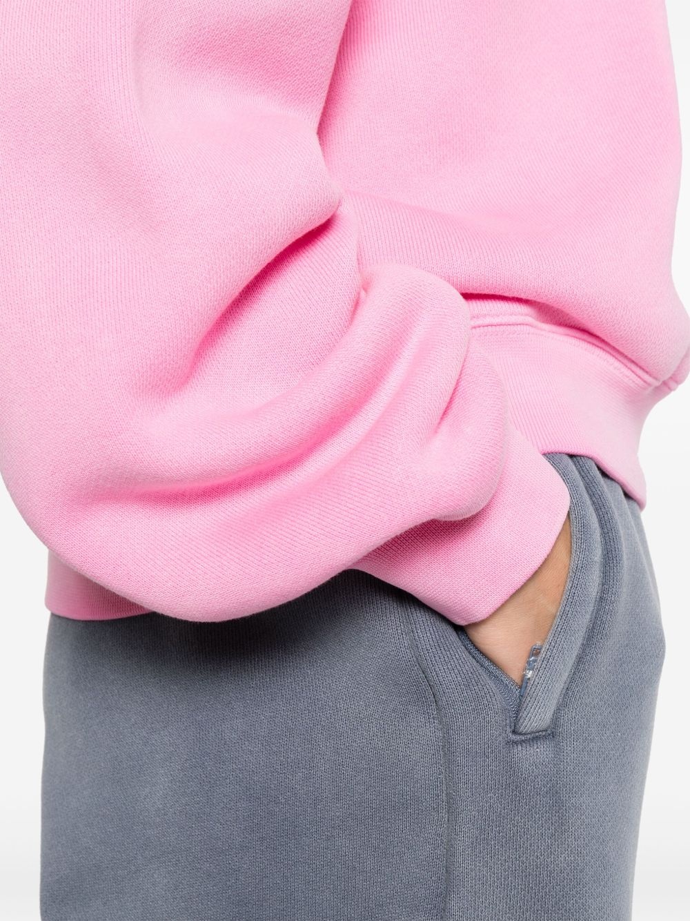 logo-embossed sweatshirt - 5