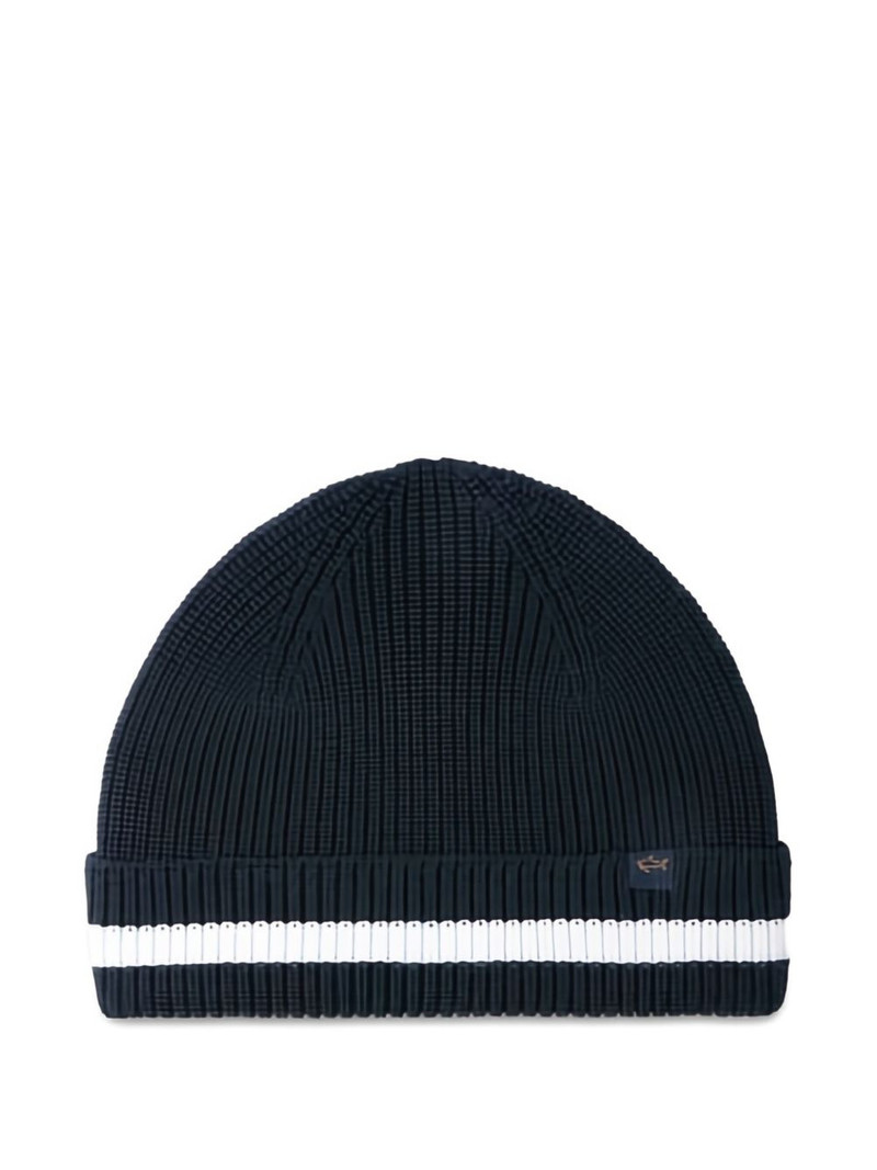 ribbed wool beanie 1
