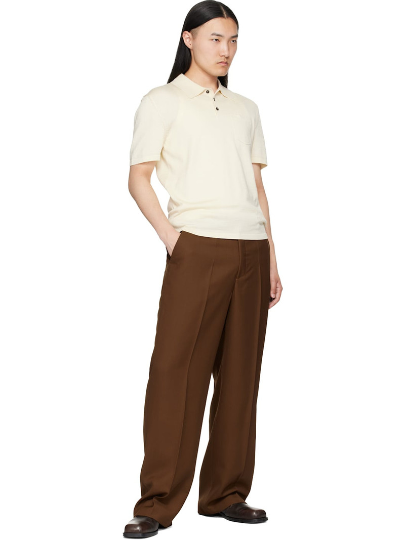 SECOND/LAYER Brown Relaxed Primo Trousers outlook