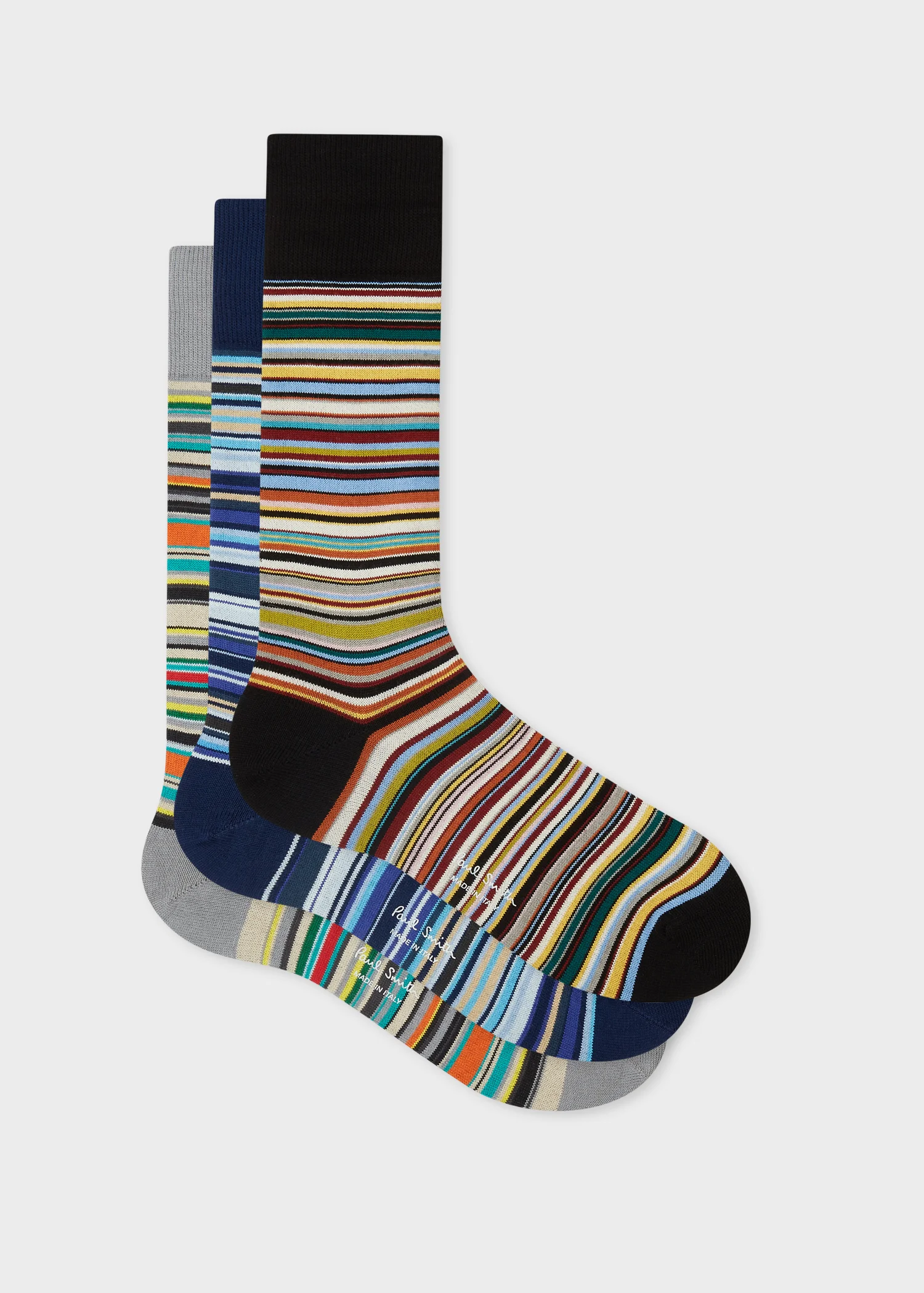 Signature Stripe' Socks Three Pack - 1