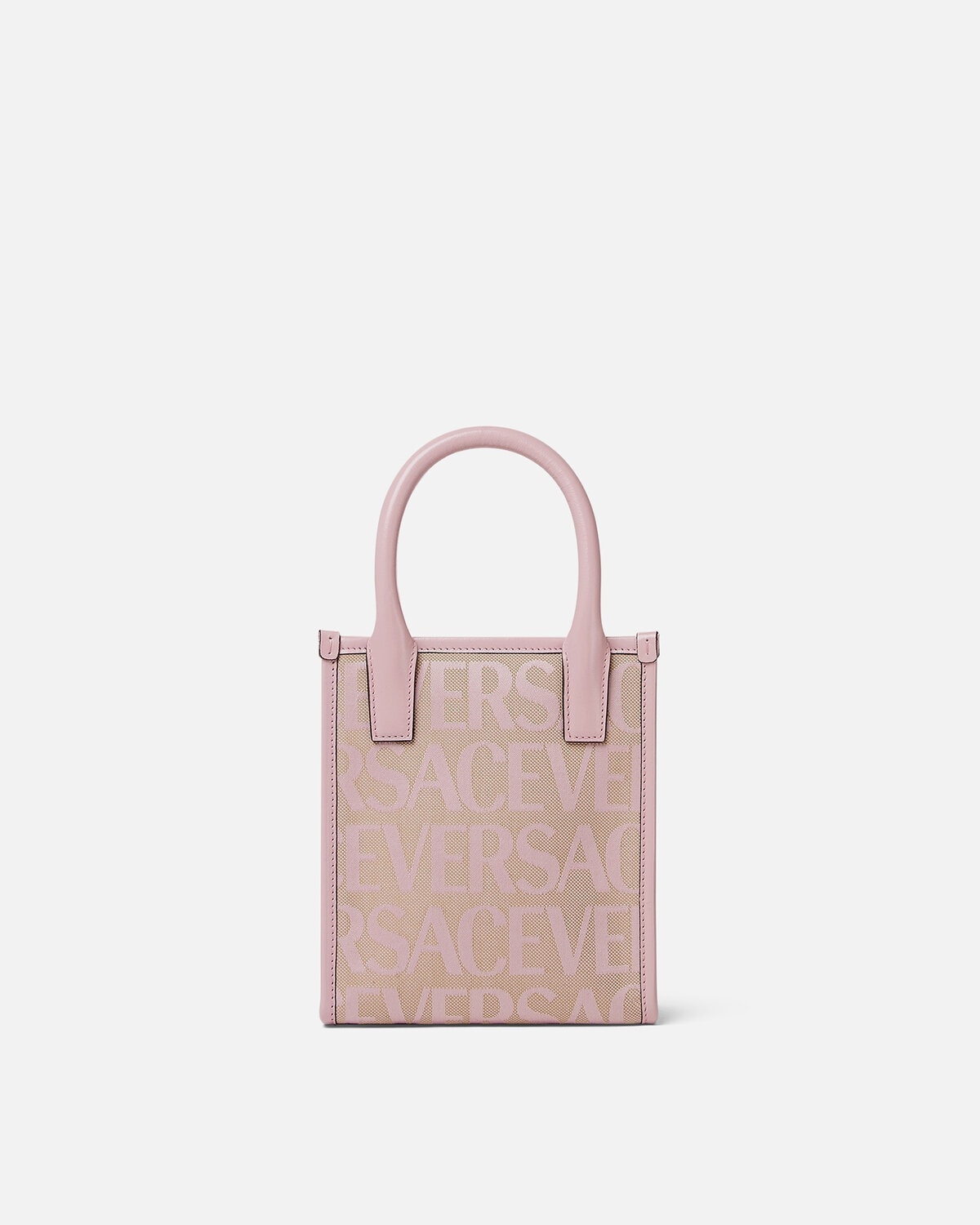 La Medusa Canvas Tote Bag in Pink - Versace