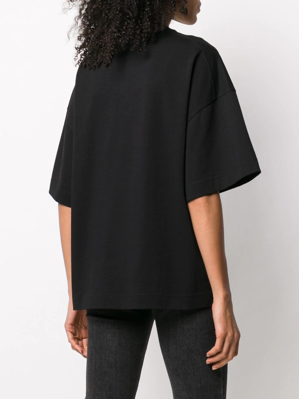 9-embroidered oversized T-shirt - 4