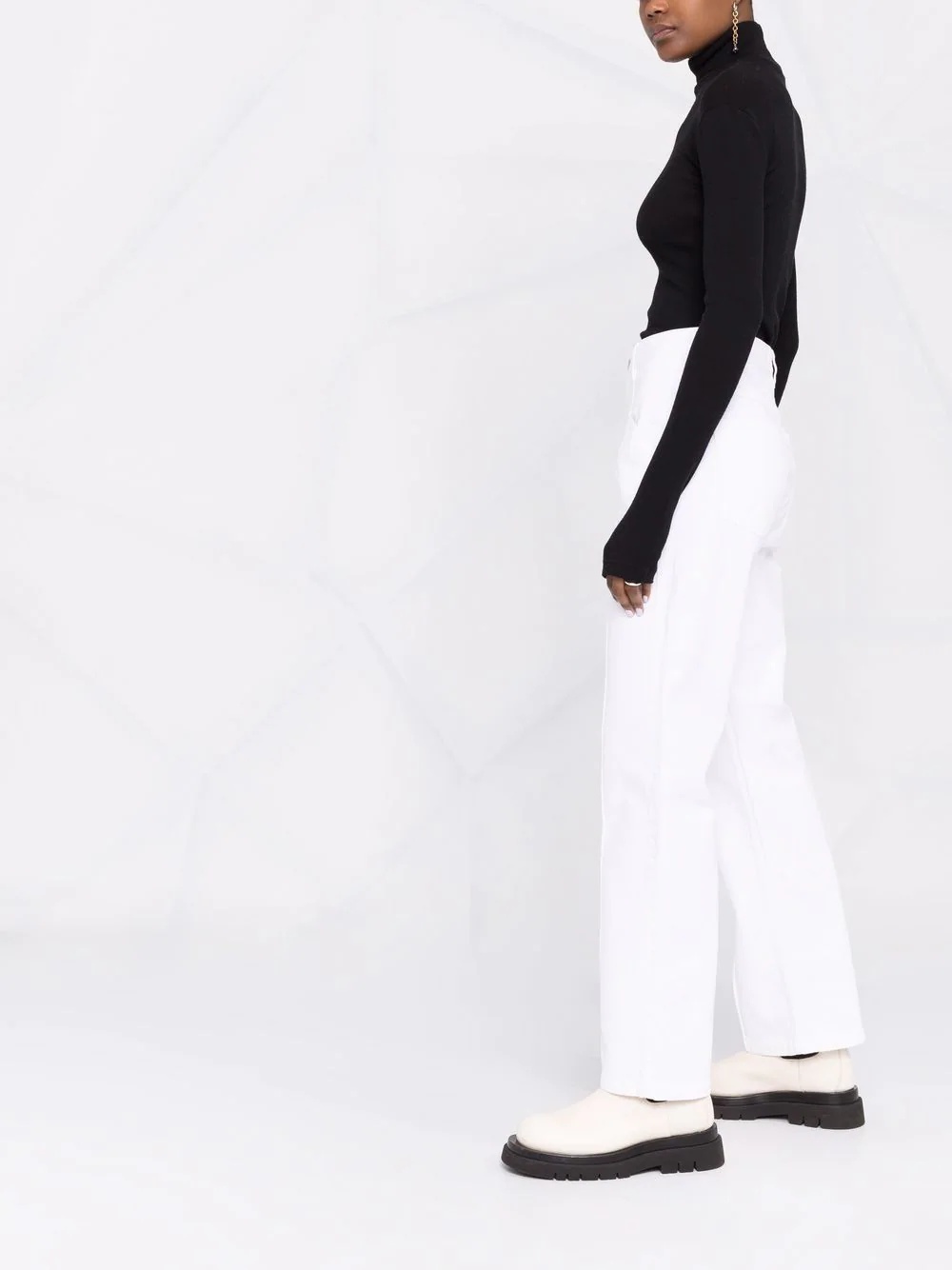 straight-leg trousers - 4