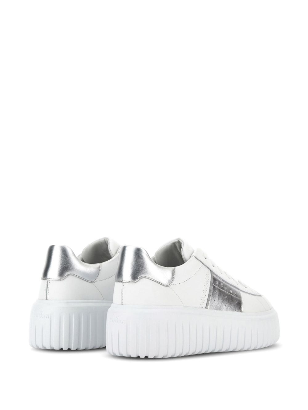 H-Stripes lace-up leather sneakers - 3