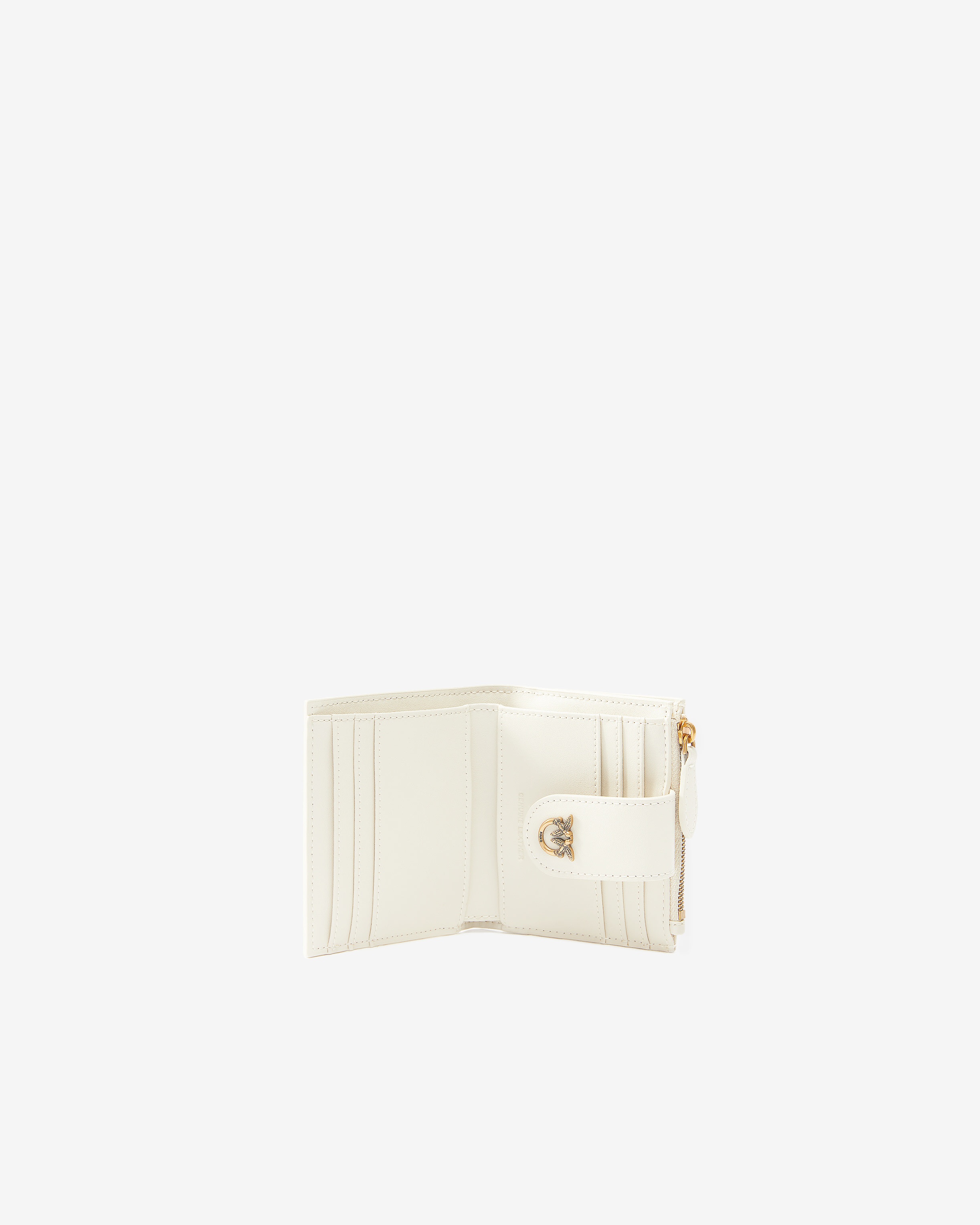 SMALL SMOOTH LEATHER WALLET WITH LOGO - 3