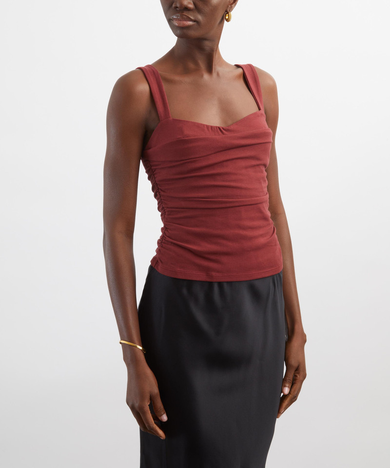 Reformation Trish Chianti Knit Top outlook