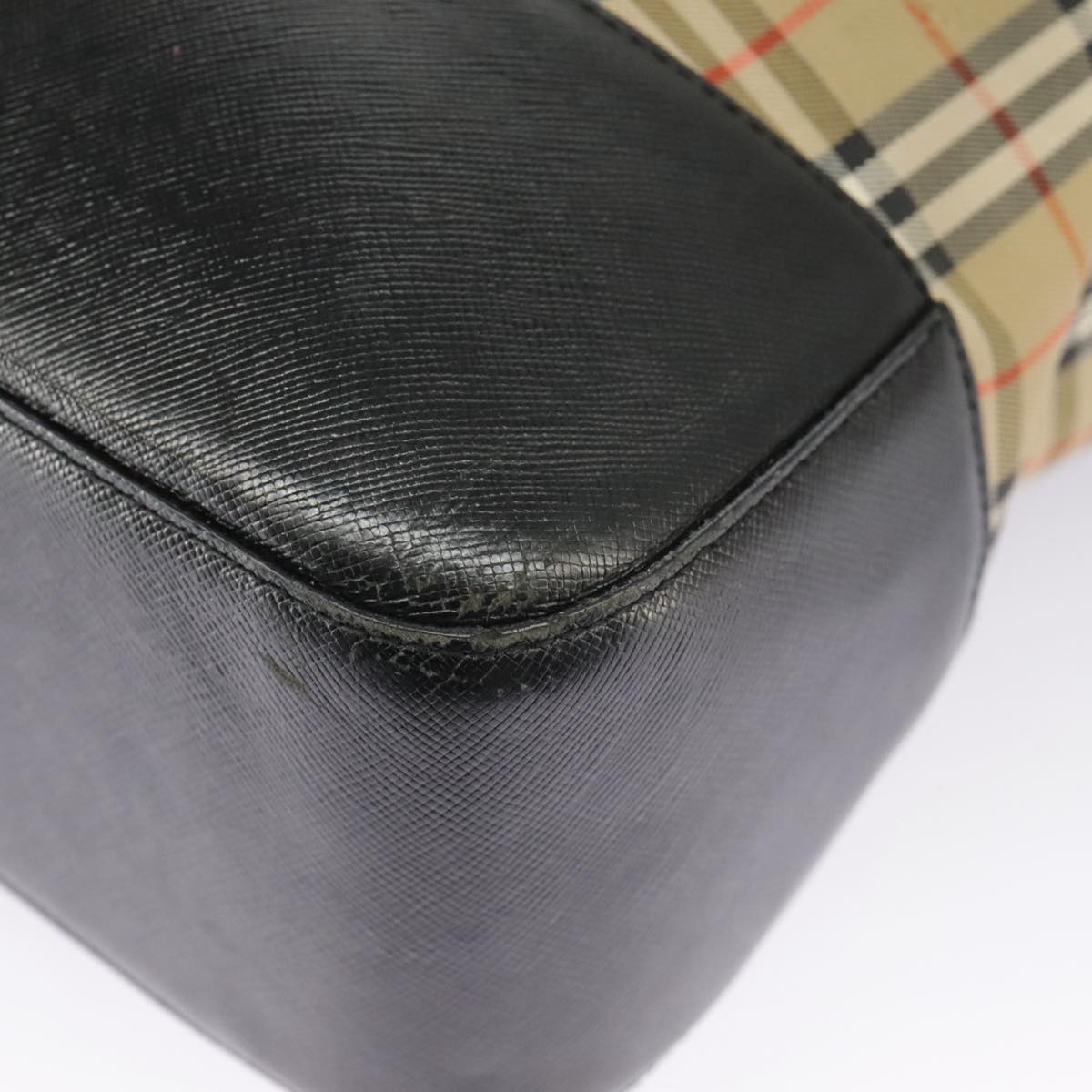 Burberry Nova Check Tote Bag Canvas Beige - 13