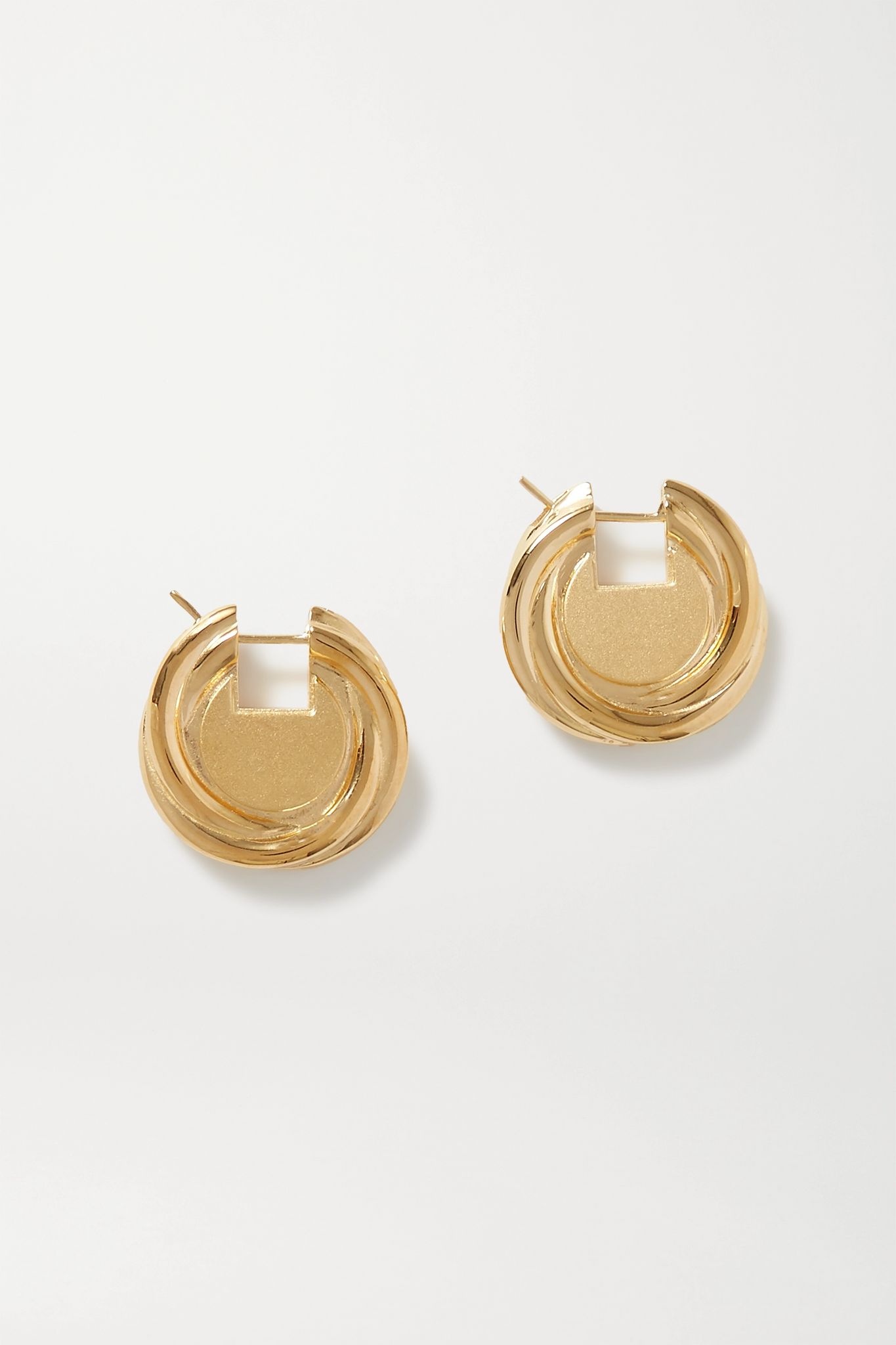 Gold-tone earrings - 1