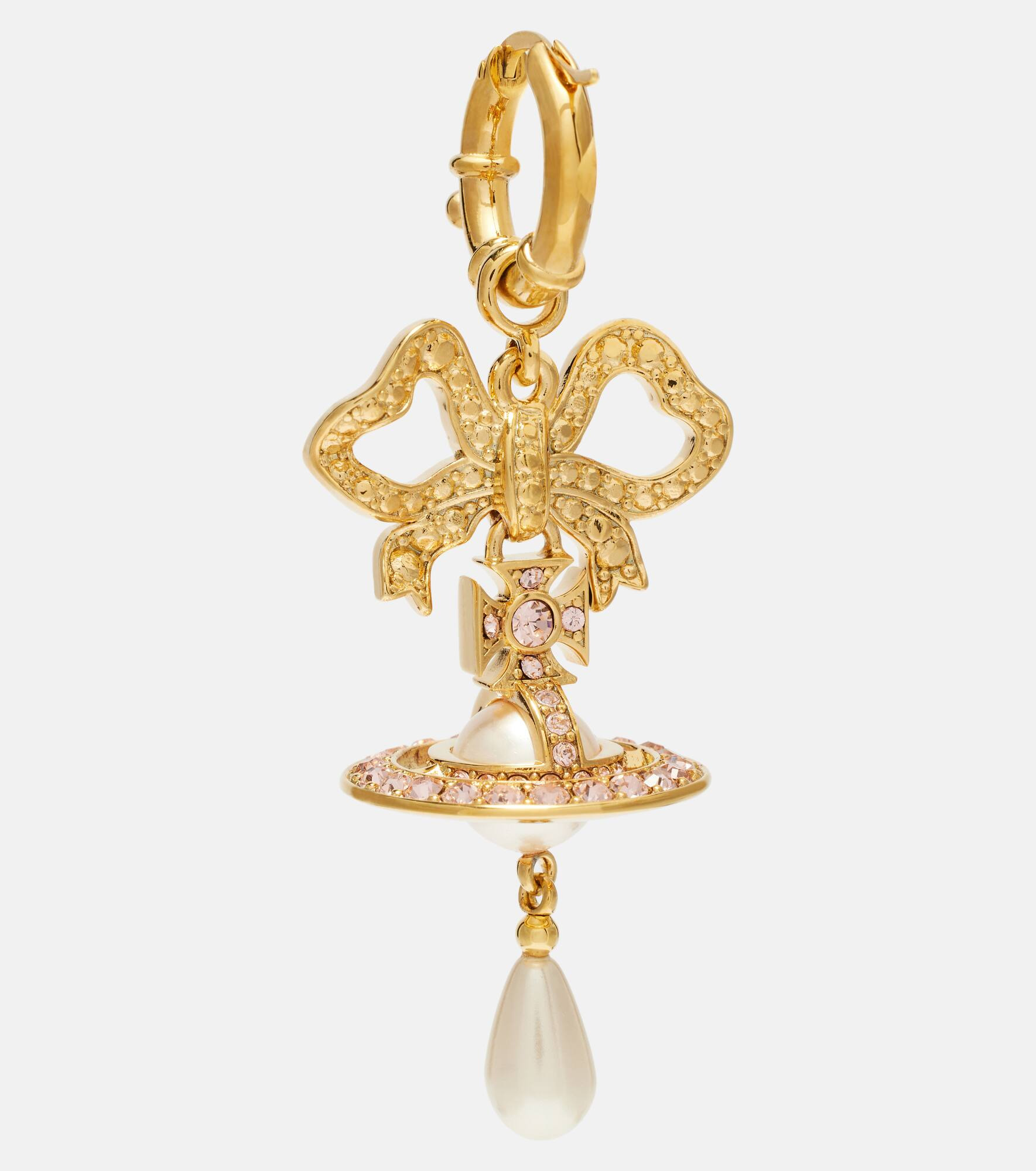 Rigoberta faux pearl drop earrings - 5