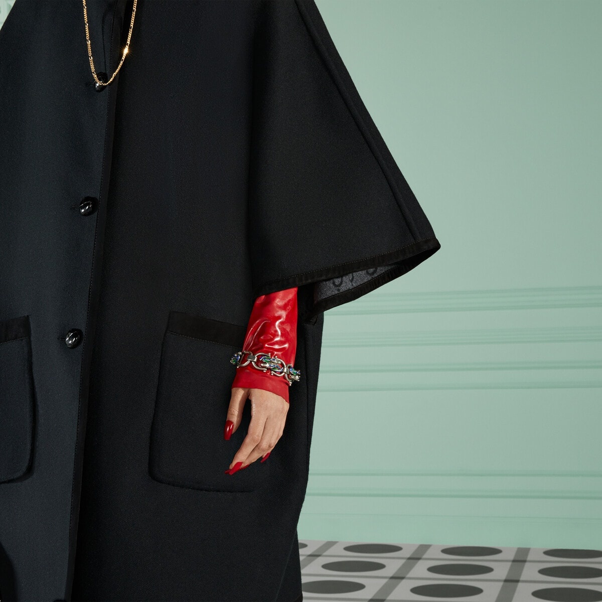 GG wool coat - 3