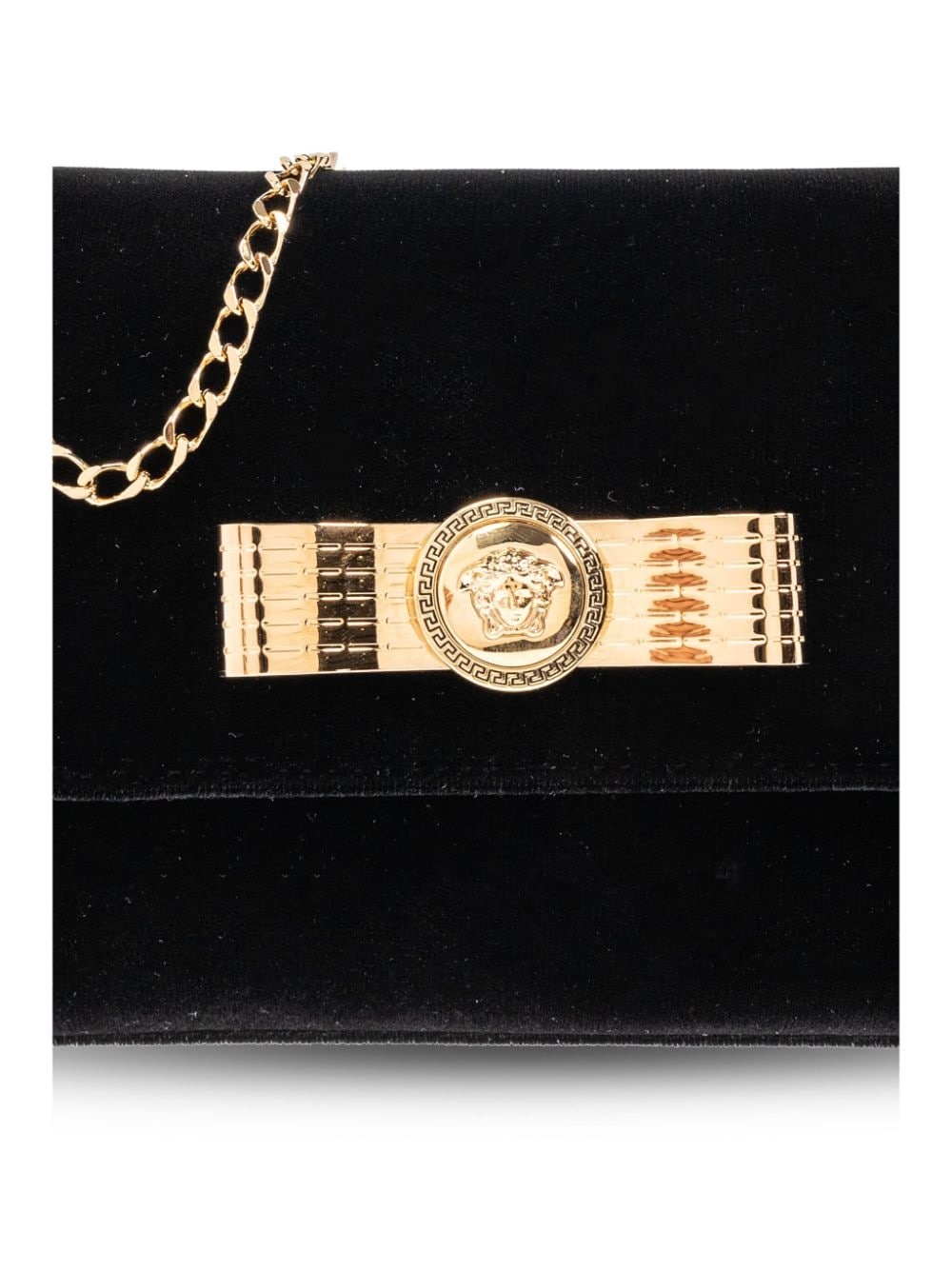 Medusa Head velvet shoulder bag - 6