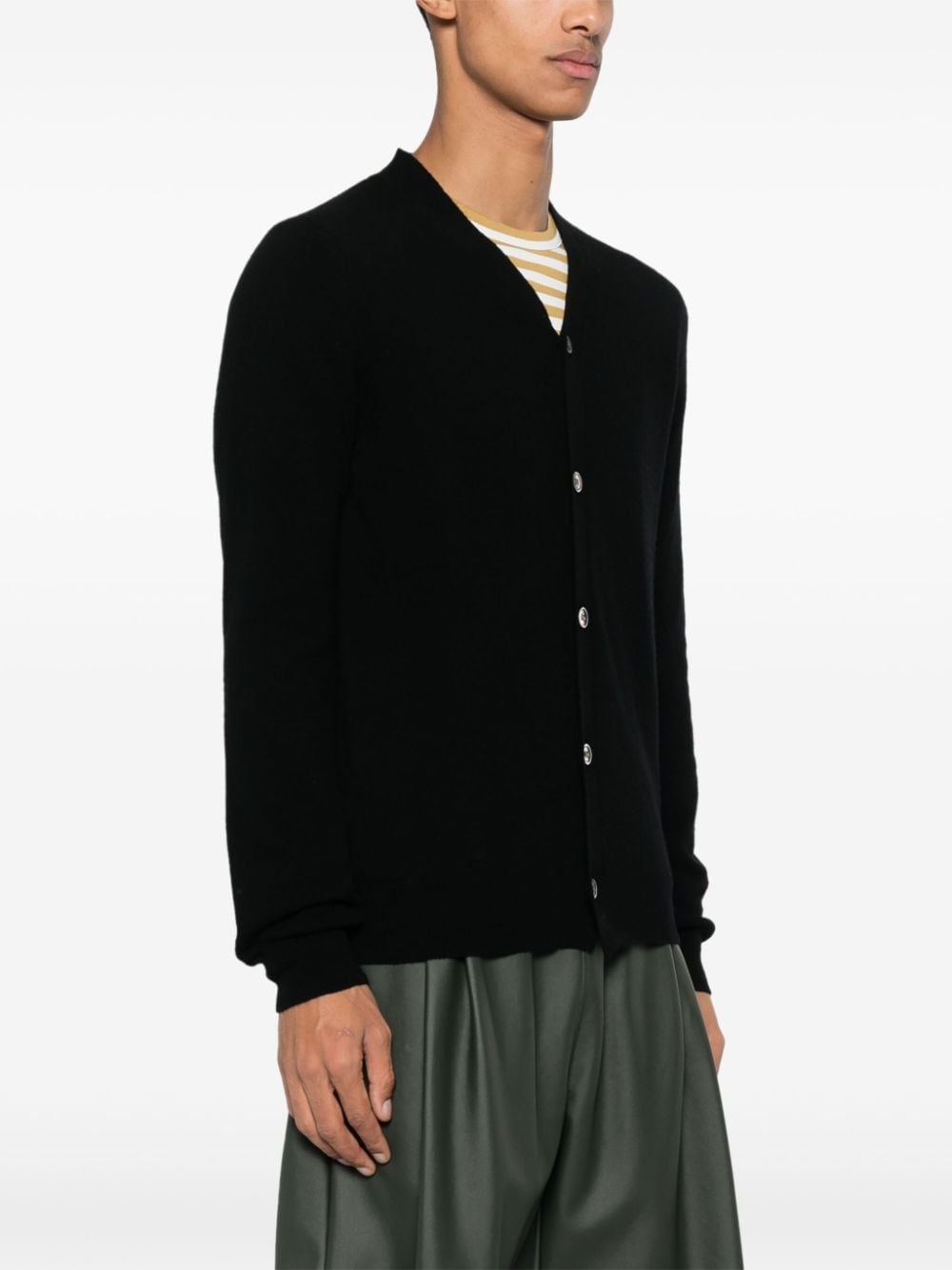 x the Artist Invader wool cardigan - 3