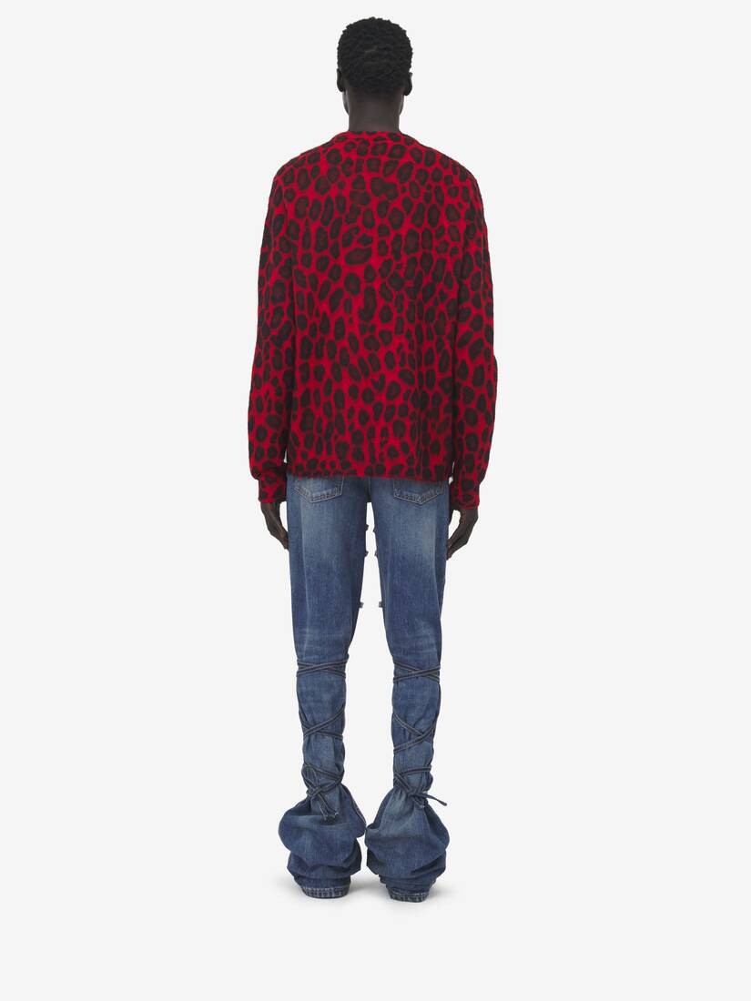 Leopard Jacquard Jumper - 5