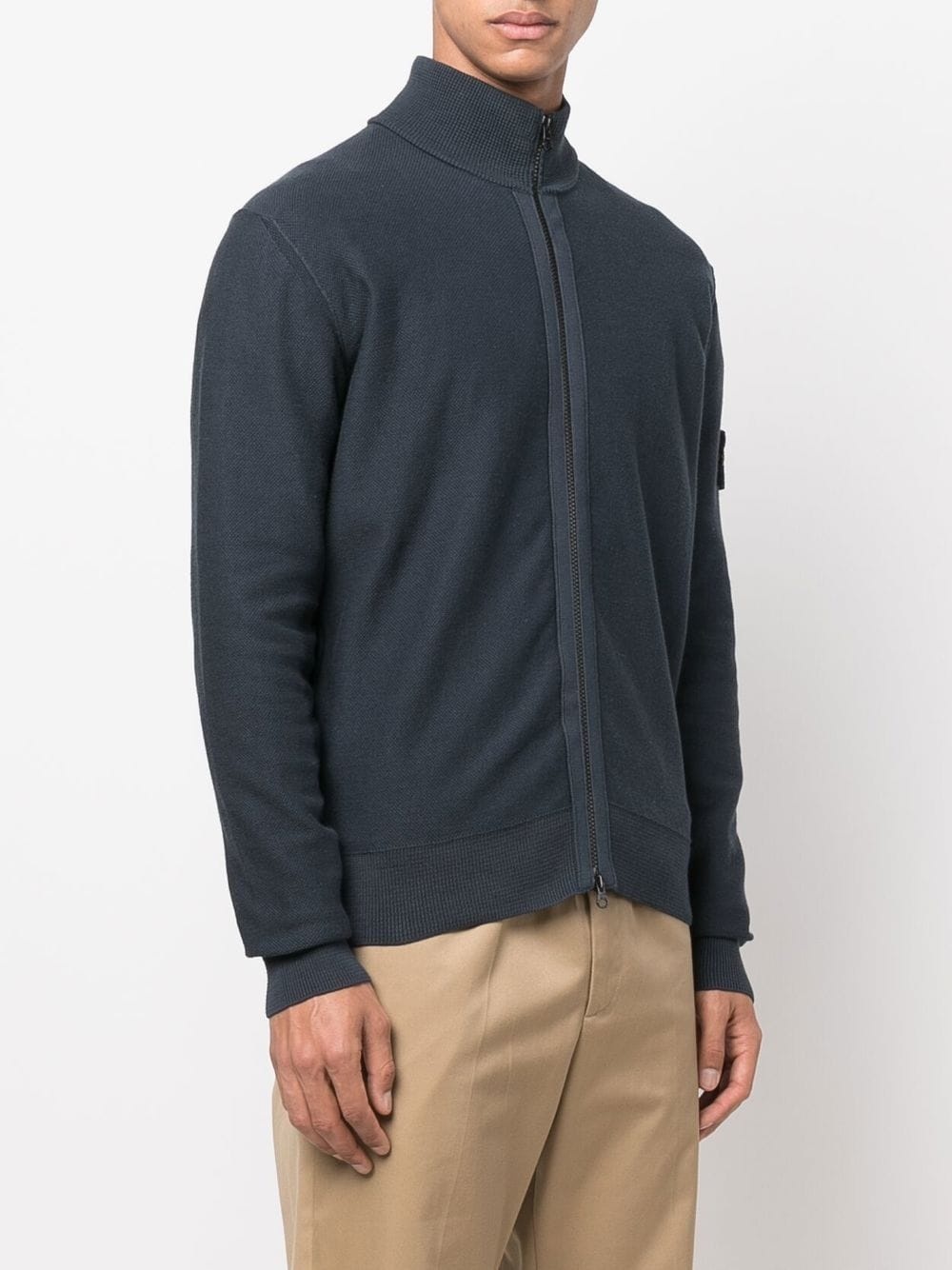 Compass zip-front sweatshirt - 3