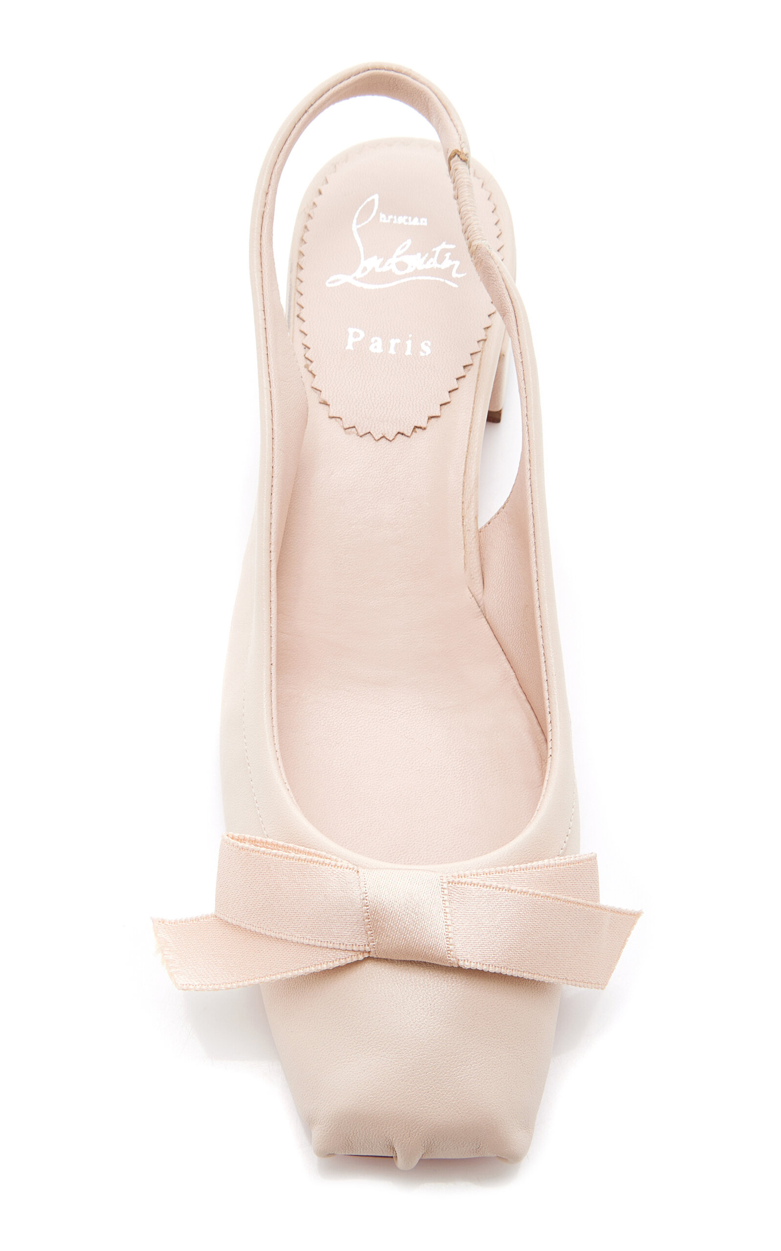 Mamaflirt 30mm Leather Slingback Ballet Flats neutral - 4