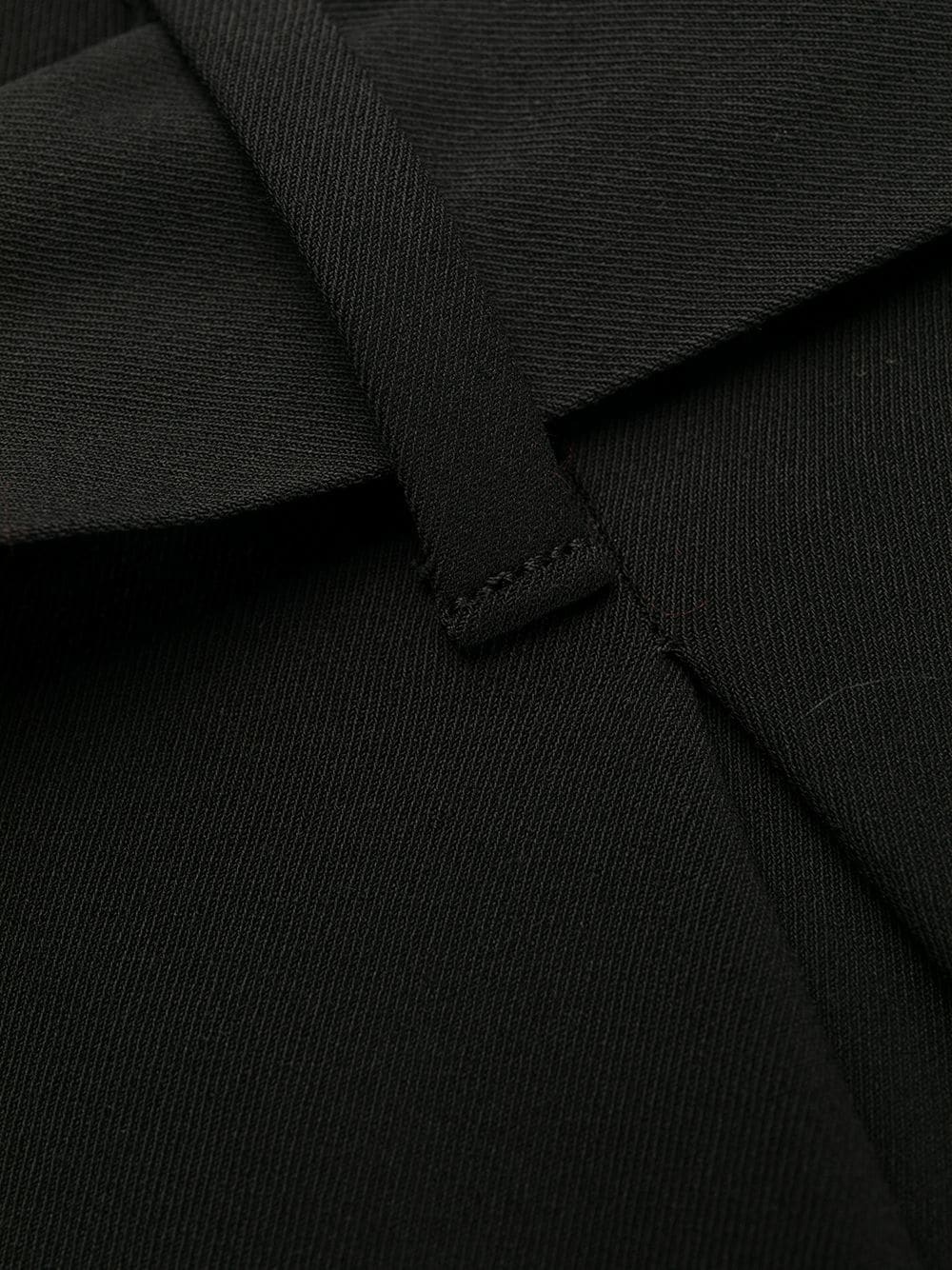 pleat-detail tapered trousers - 6