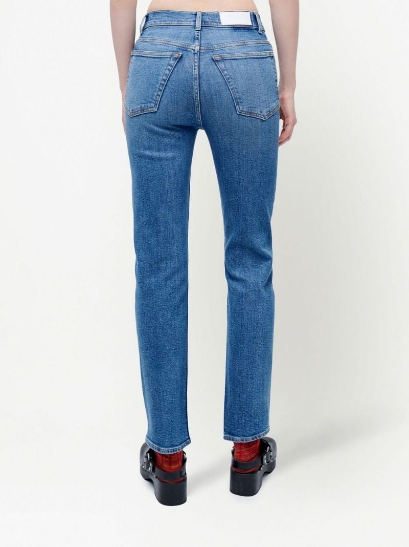 70s bleached straight-leg jeans - 4