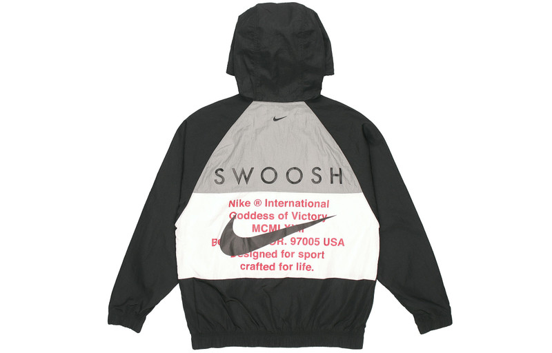 Nike Men's Nike Windproof Sports Woven Jacket autumn Black DD1089-011 outlook