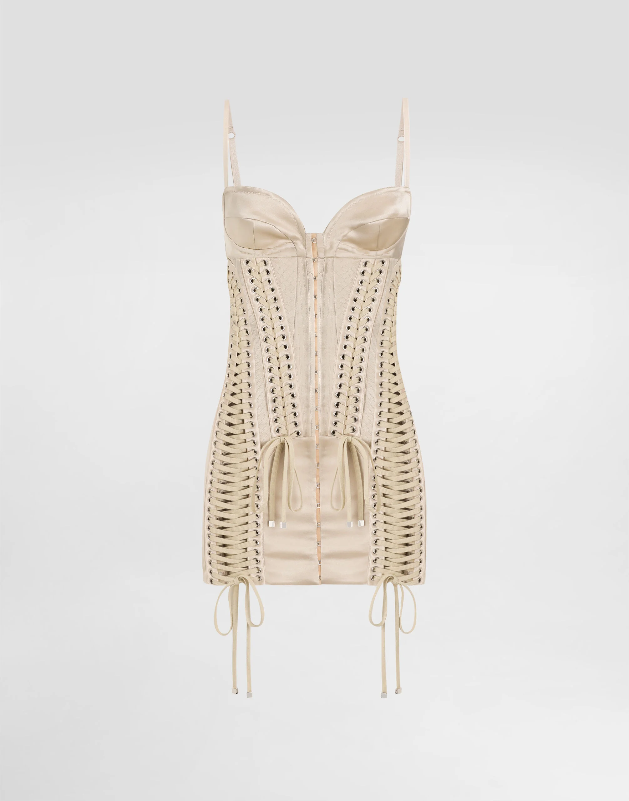 Duchesse dress with balconette - 1