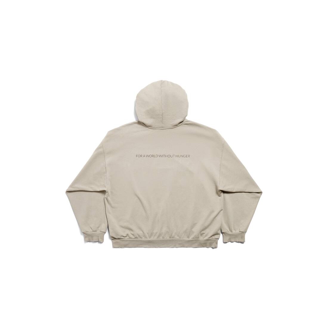 BALENCIAGA Wfp Hoodie Medium Fit in Grey black REVERSIBLE