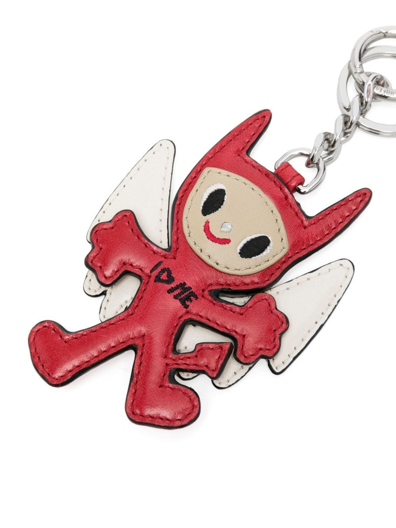 Zadig & Voltaire Happy Devil leather keyring outlook