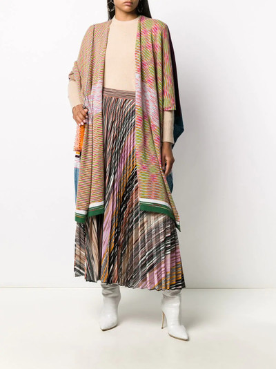 Missoni cashmere draped kaftan outlook