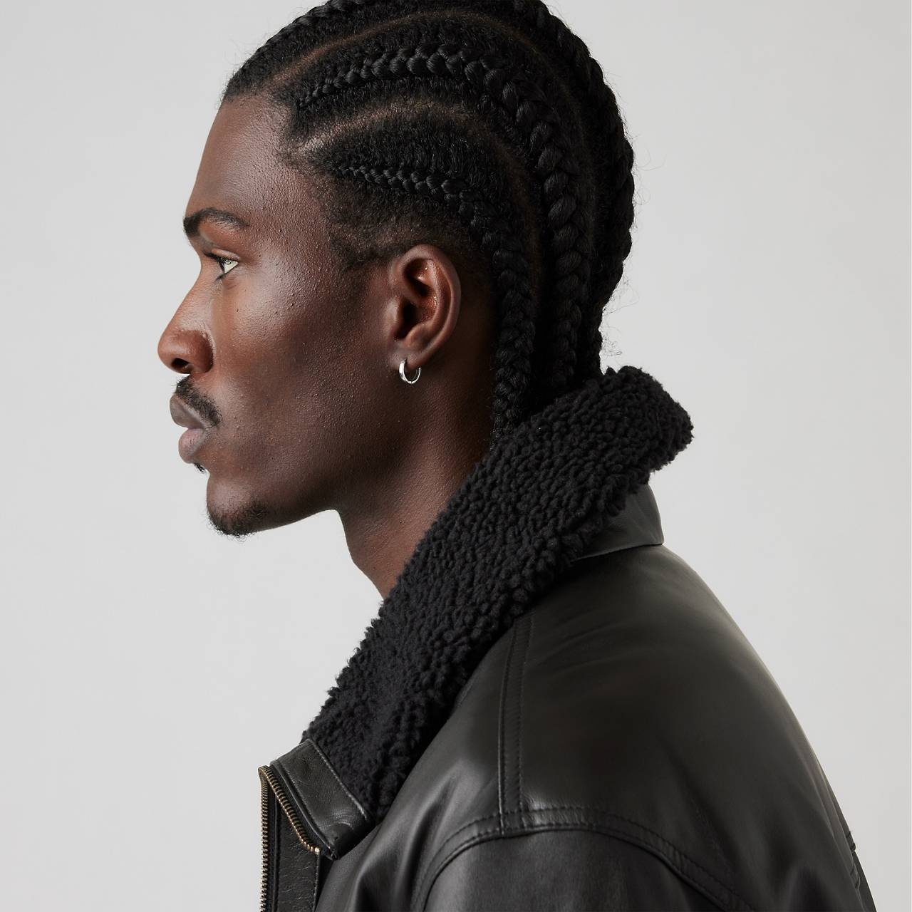 CRUZ LEATHER SHERPA JACKET - 5