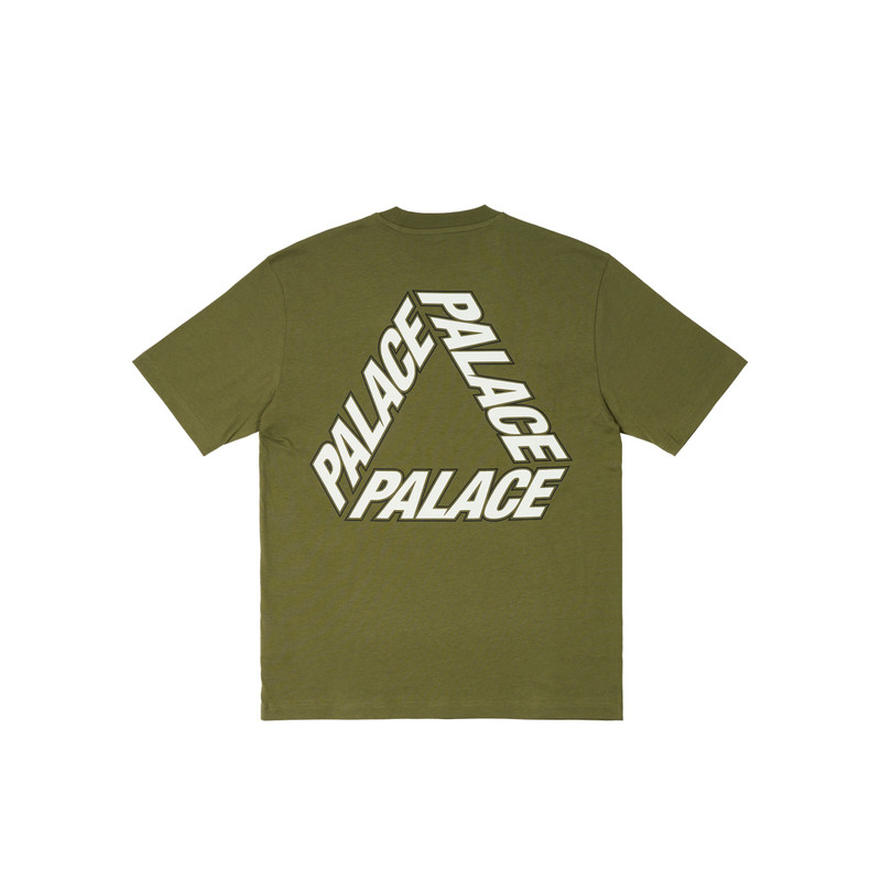 PALACE P-3 OUTLINE T-SHIRT 데프 그린 outlook
