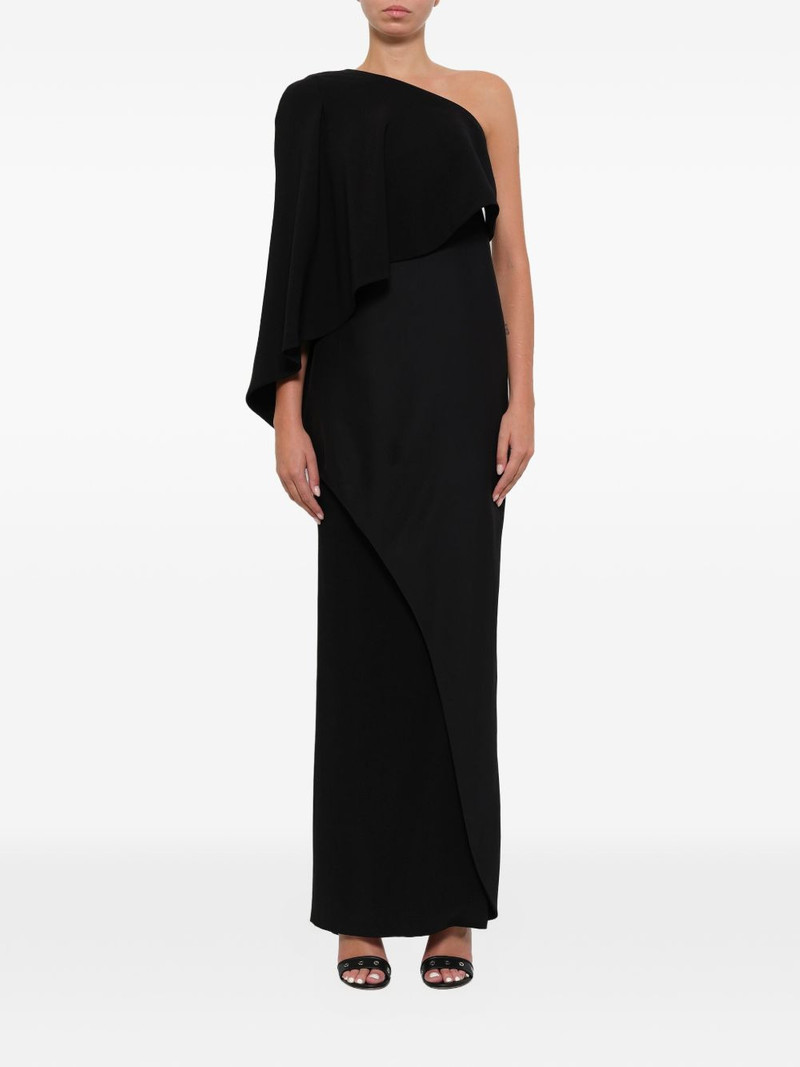 Givenchy one-shoulder draped dress outlook