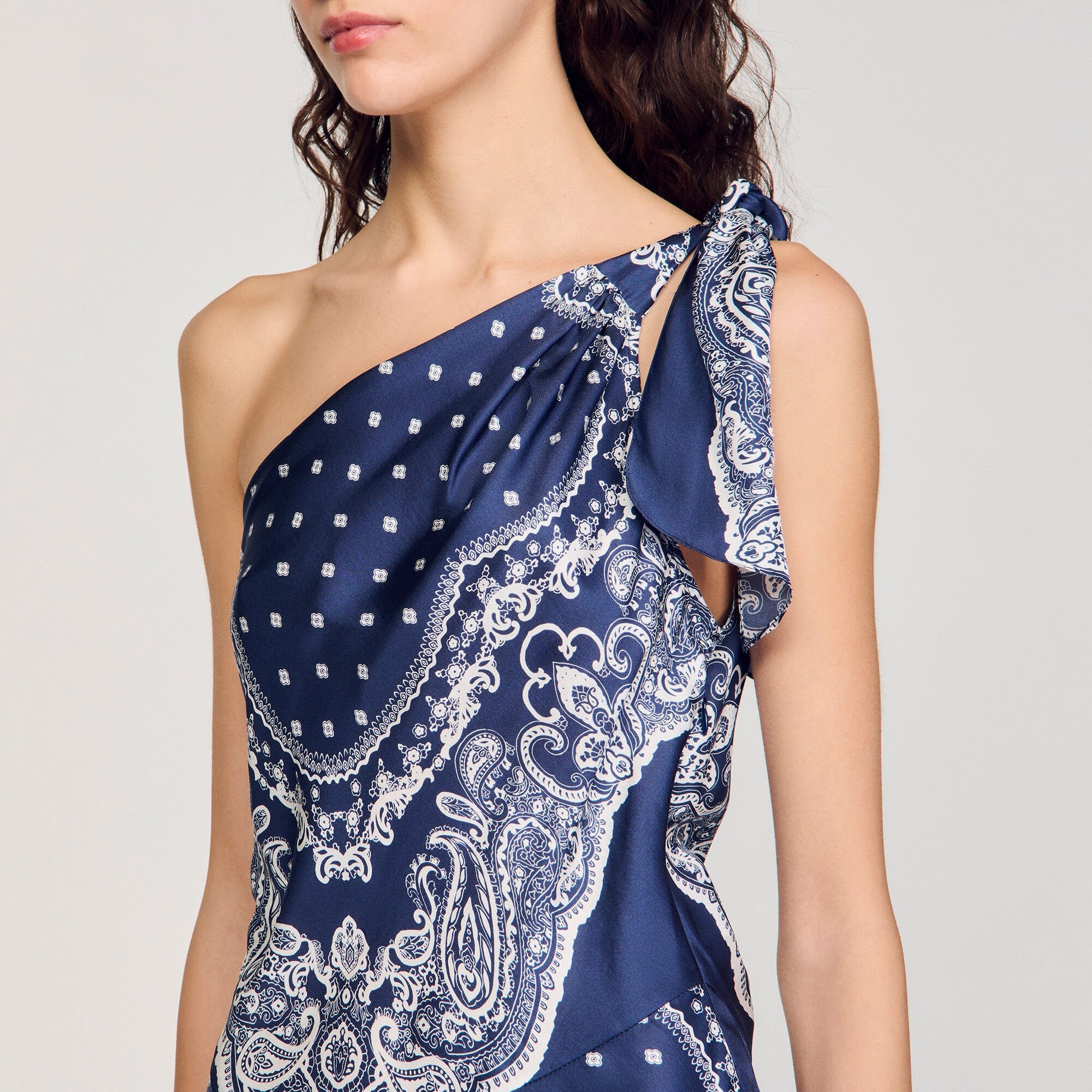 BANDANA-PRINT MAXI DRESS - 3