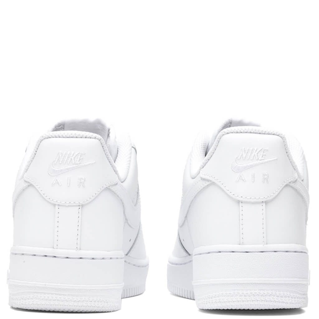 NIKE WOMEN'S AIR FORCE 1 '07 - WHITE AF1 - 4