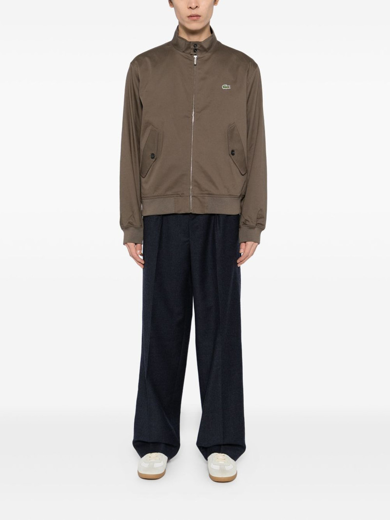 LACOSTE logo-embroidered jacket outlook