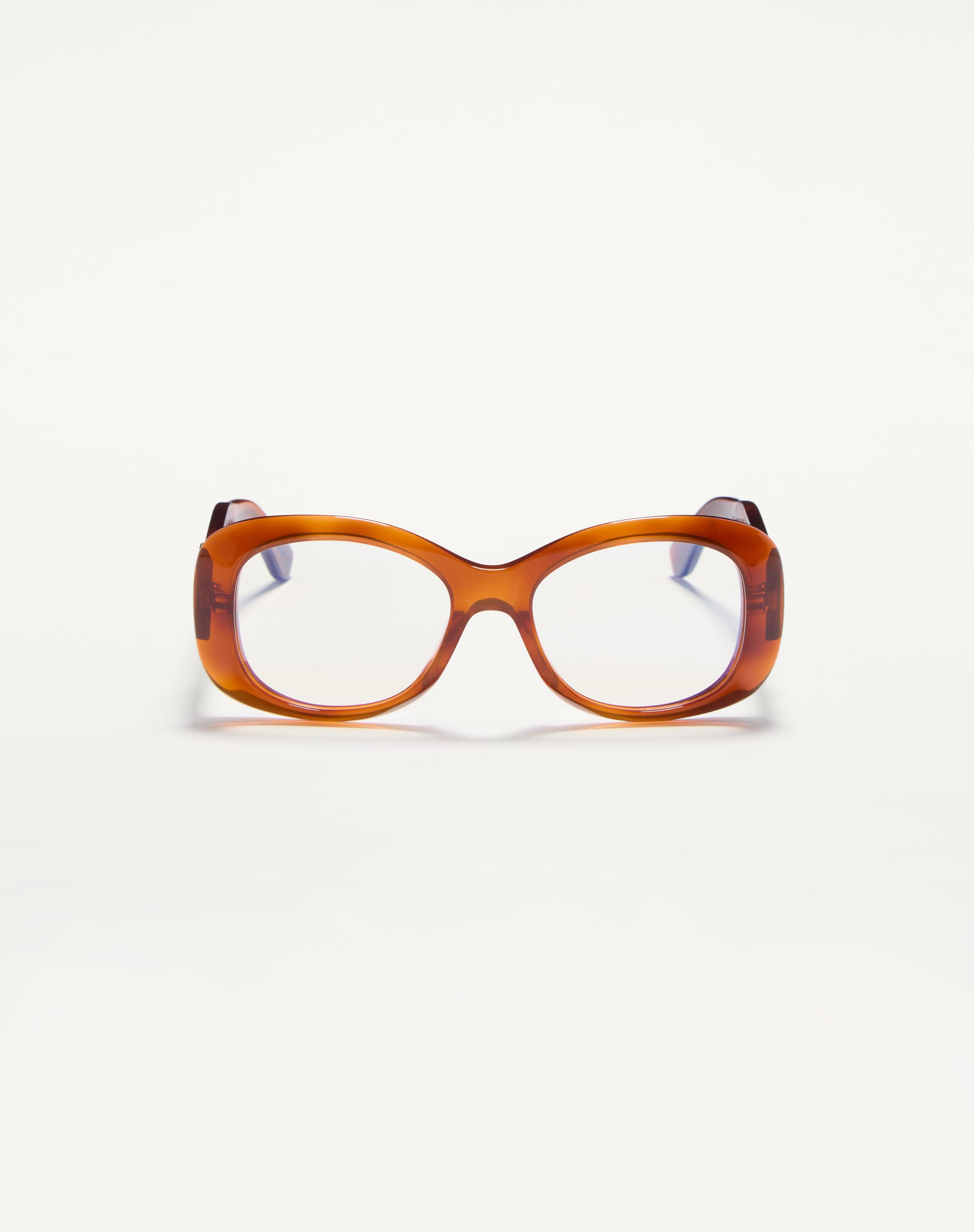 RECTANGULAR 70'S ACETATE GLASSES - 1