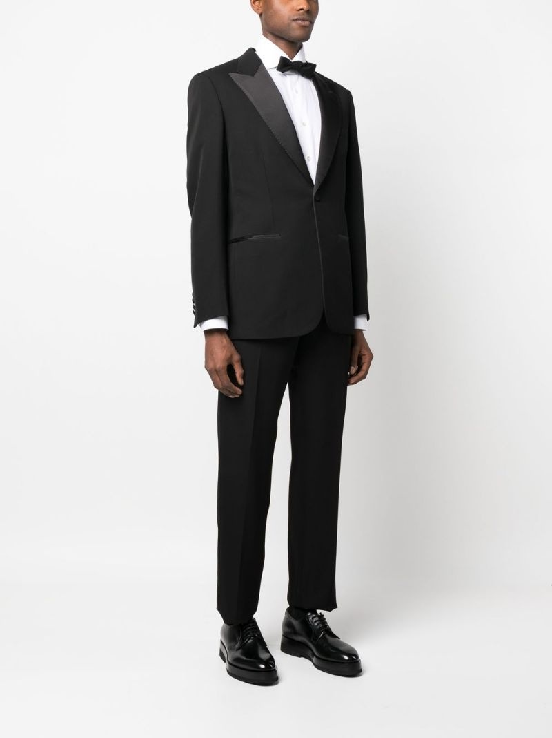peak-lapels single-breasted suit - 3