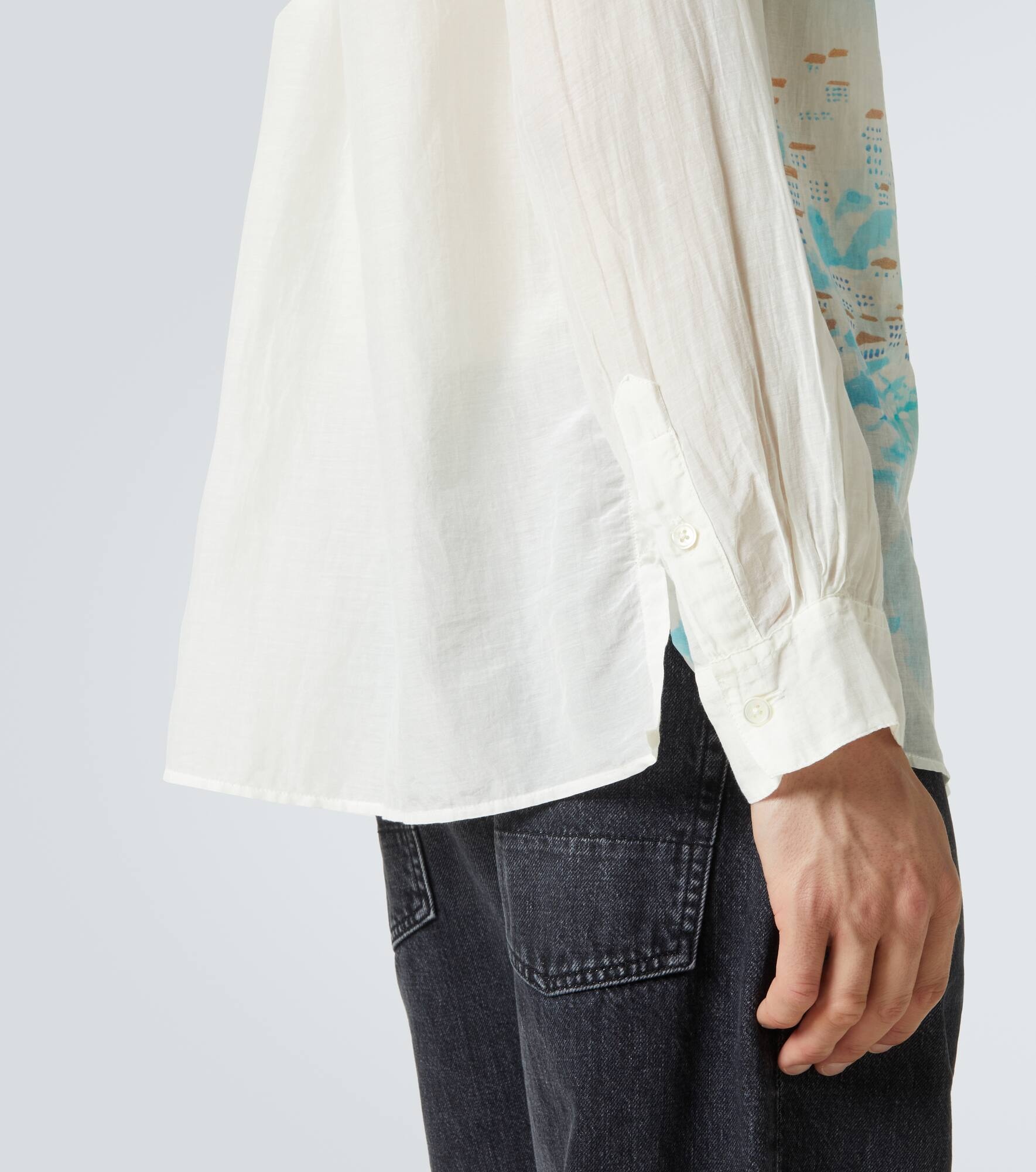 Adorn printed cotton and silk shirt - 6